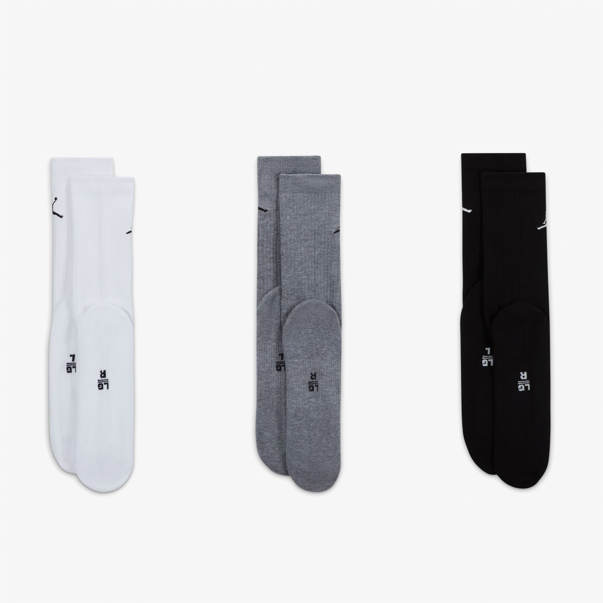 Jordan Everyday Crew 3'lü Unisex Renkli Çorap