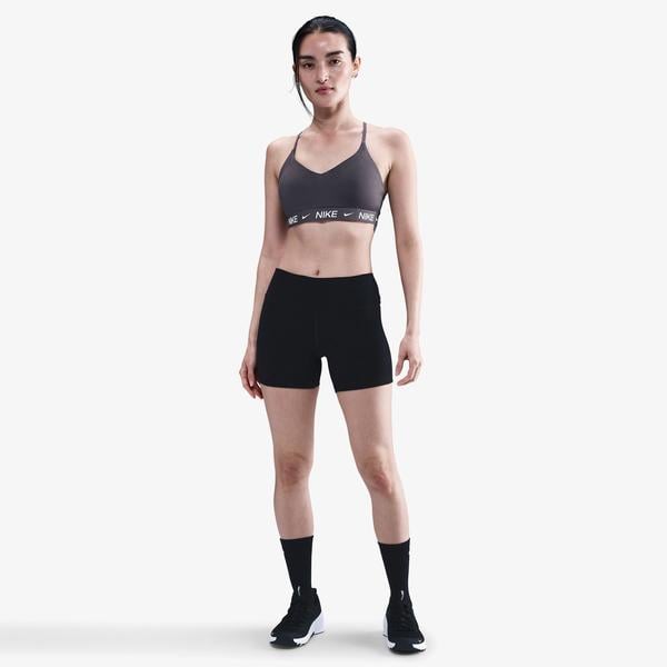 Nike Dri-Fit indy Light Support Kadın Gri Antrenman Bra