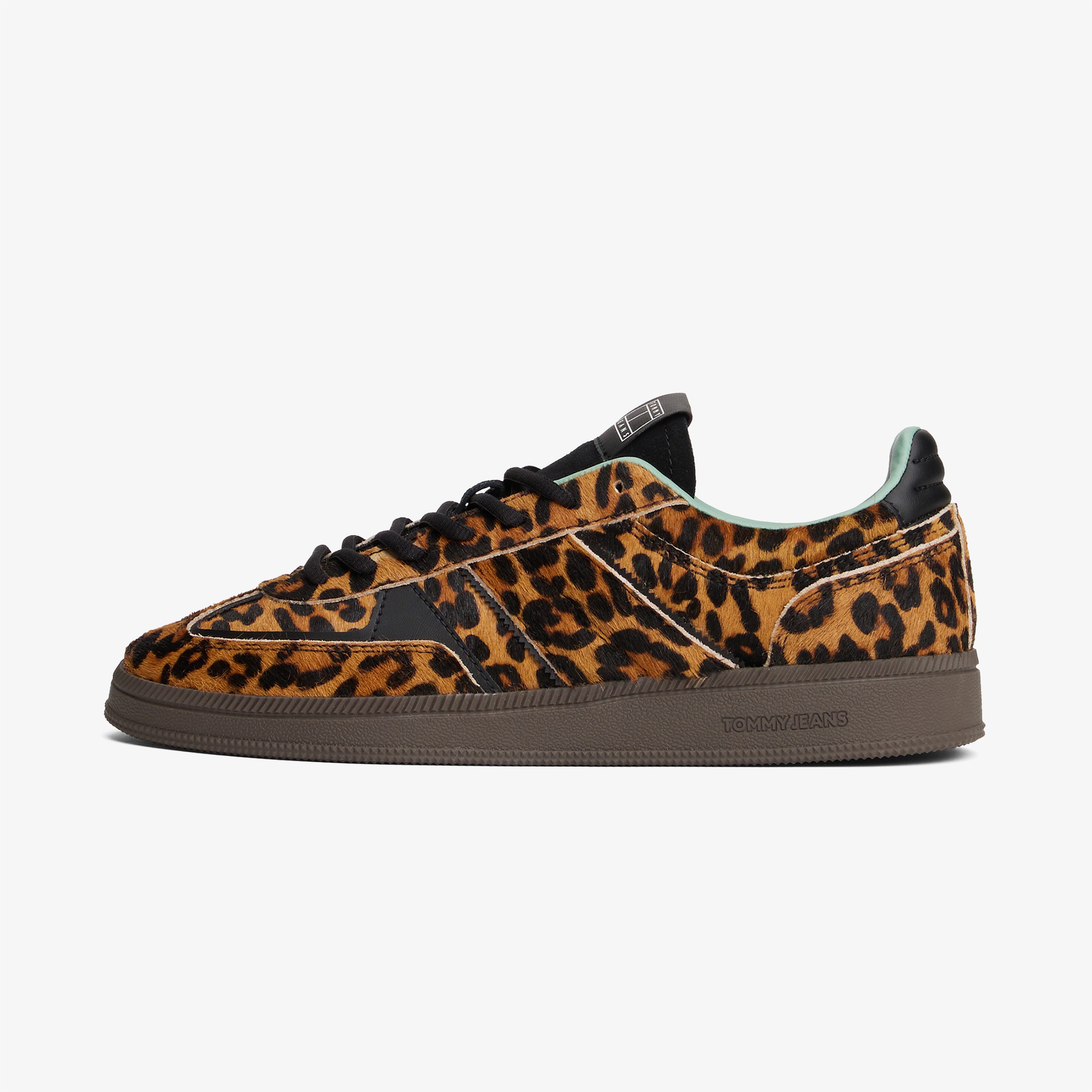 Tommy Hilfiger The Greenwich Edge Leopard Kadın Kahvrengi Sneaker