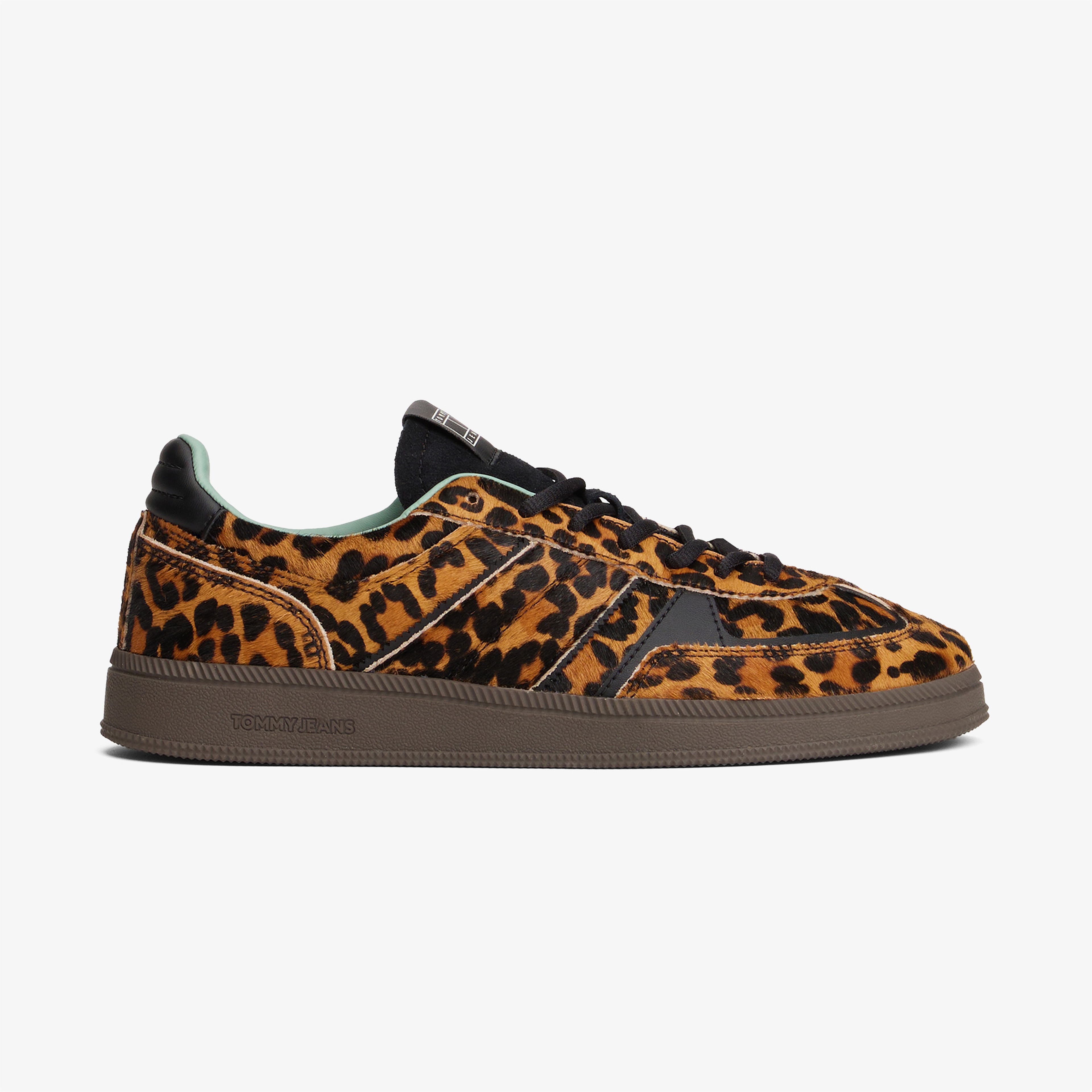 Tommy Hilfiger The Greenwich Edge Leopard Kadın Kahvrengi Sneaker