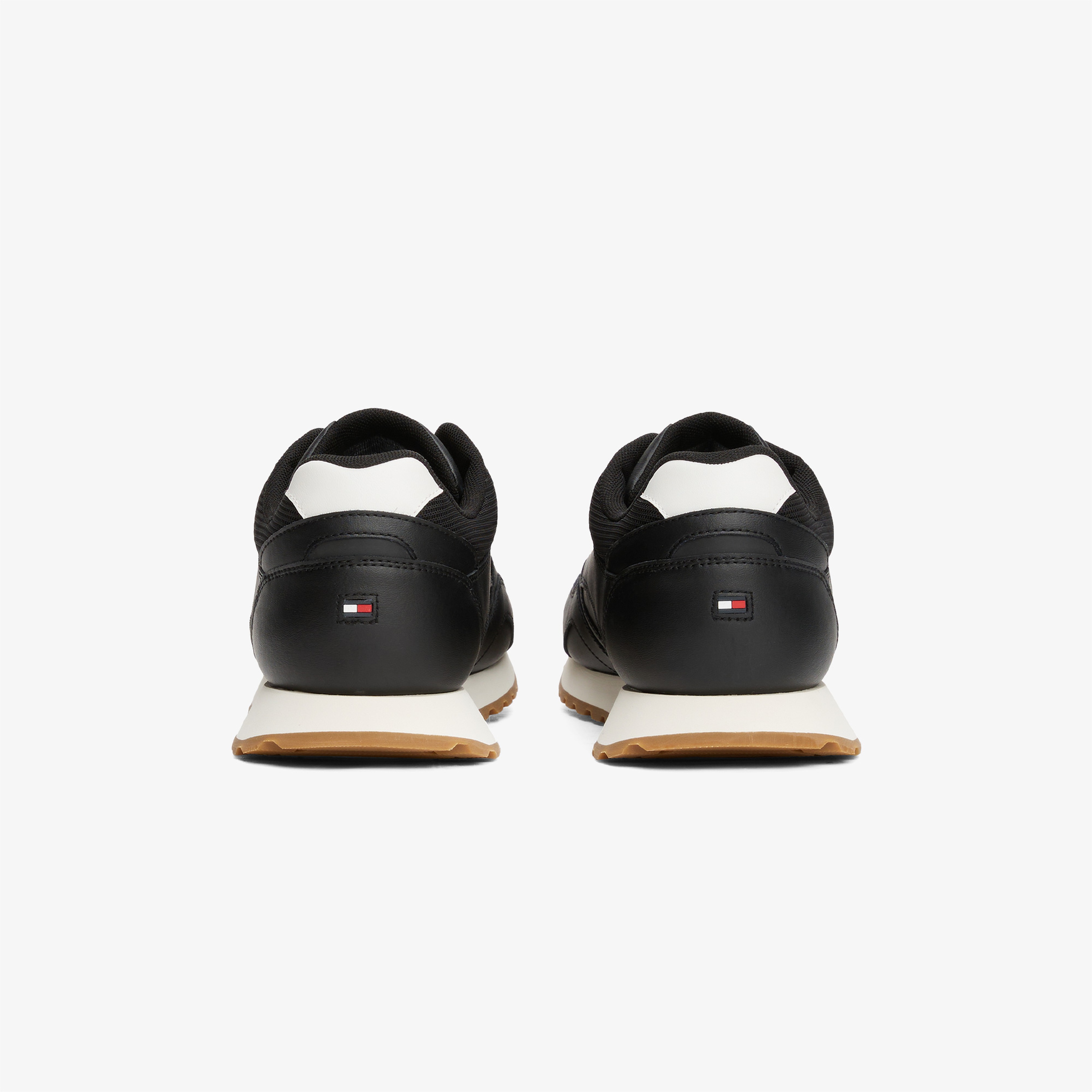 Tommy Hilfiger New Runner Eva Leather Essential Erkek Siyah Sneaker