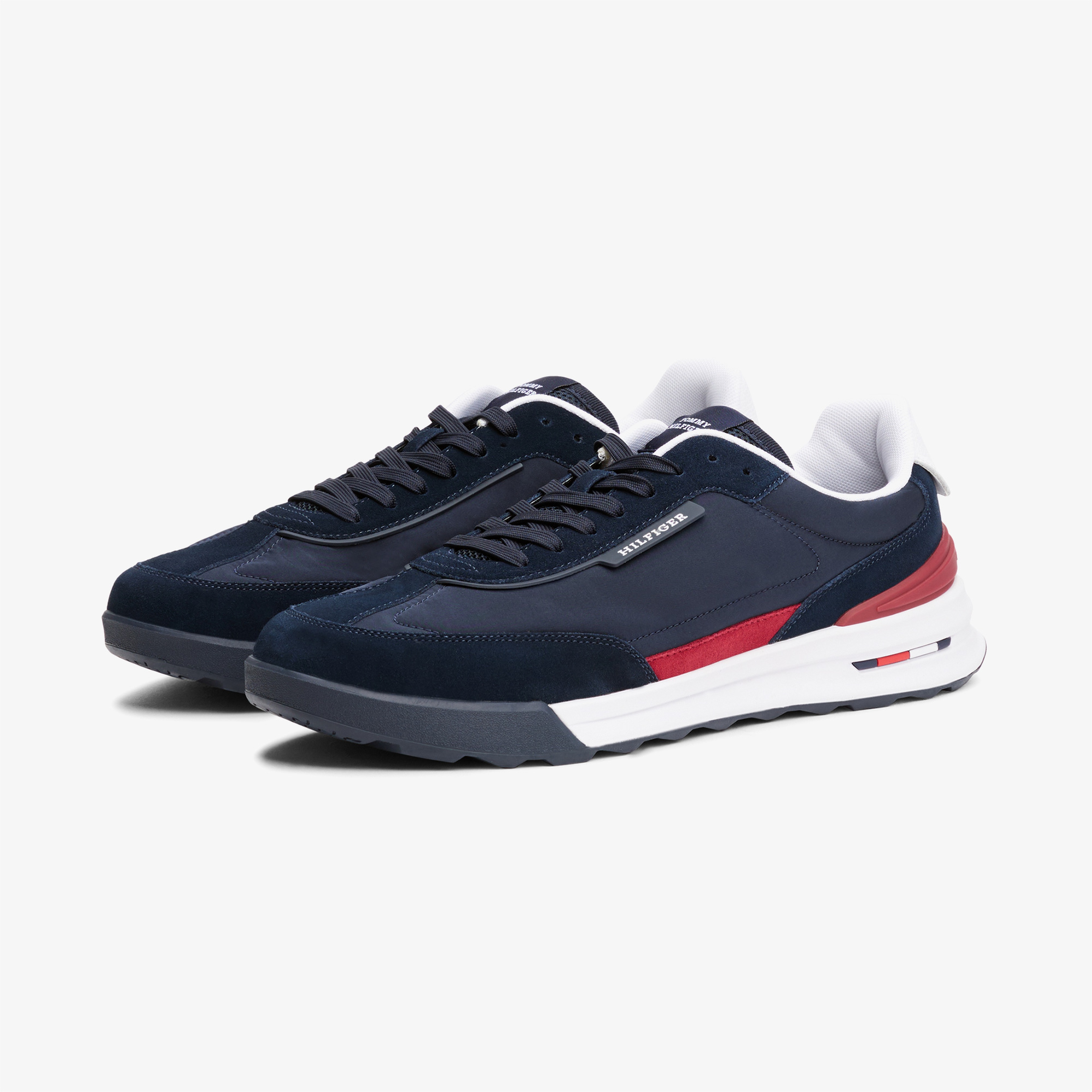 Tommy Hilfiger Retro Runner Nylon Mix Erkek Lacivert Sneaker