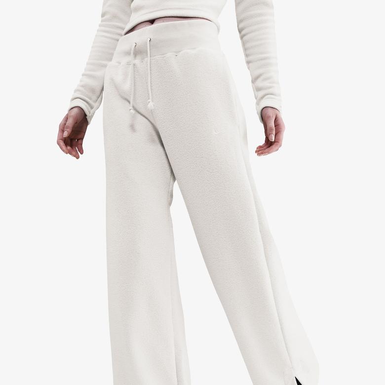 Nike Sportswear Phoenix Plush Kadın Krem Rengi Eşofman Altı