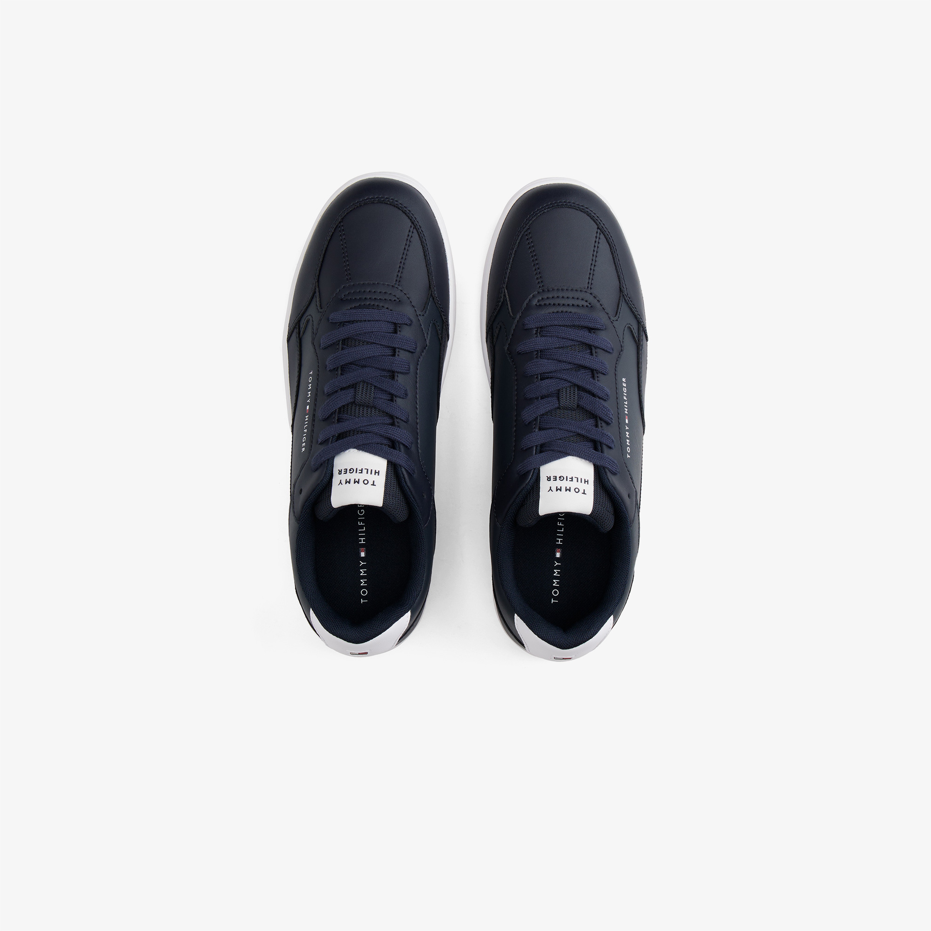 Tommy Hilfiger Basket Core Stripes Erkek Lacivert Sneaker