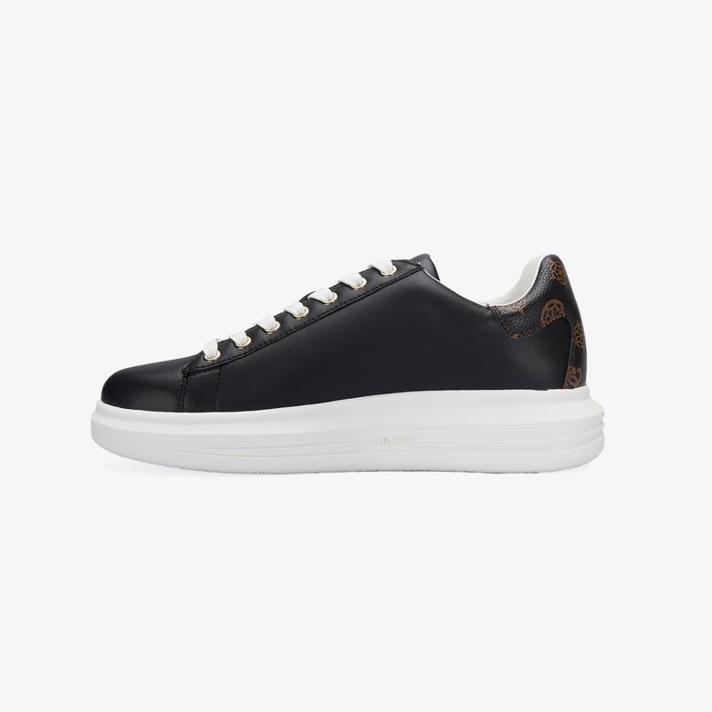 Guess Vibo Leather Kadın Siyah Sneaker