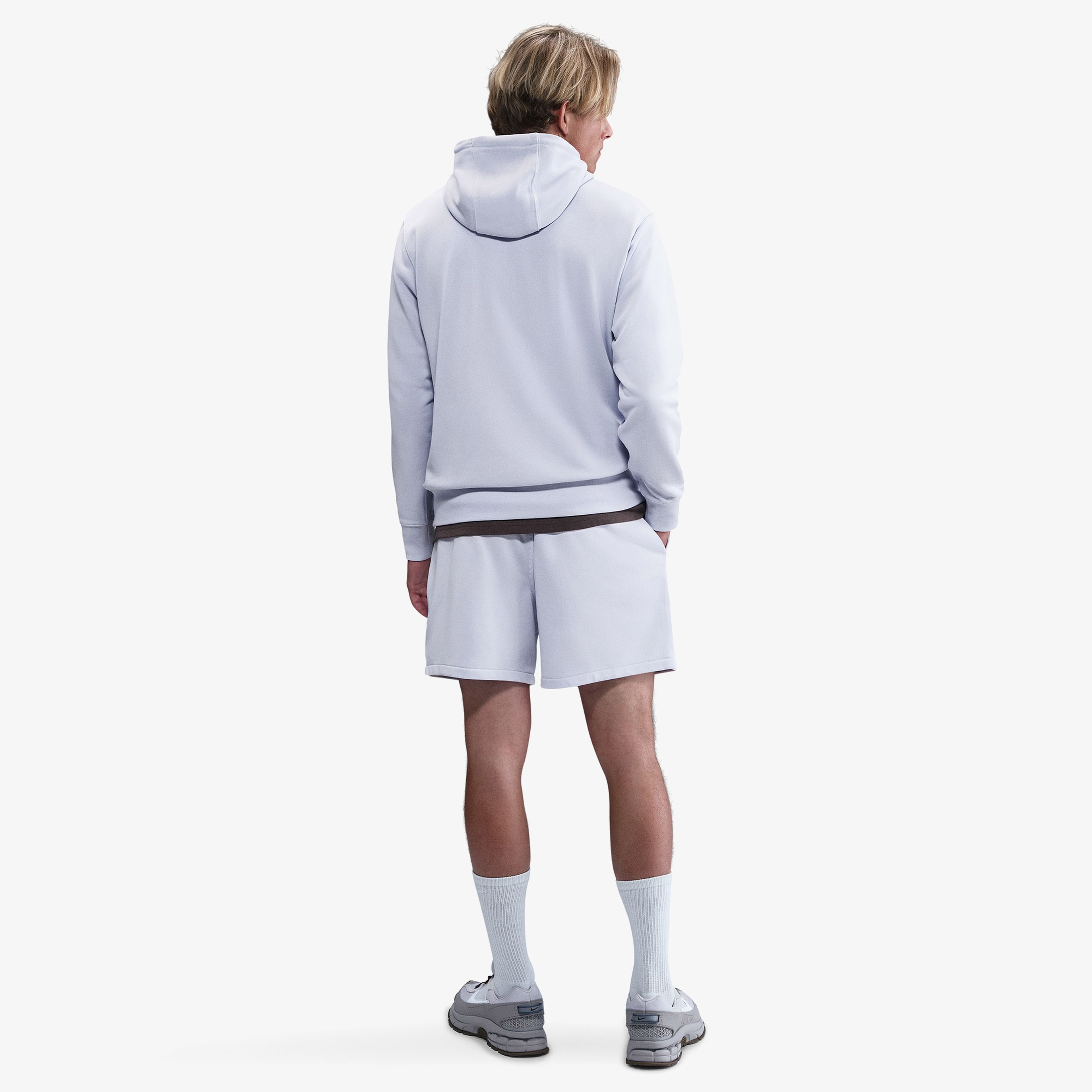 Nike Club Erkek Gri Hoodie