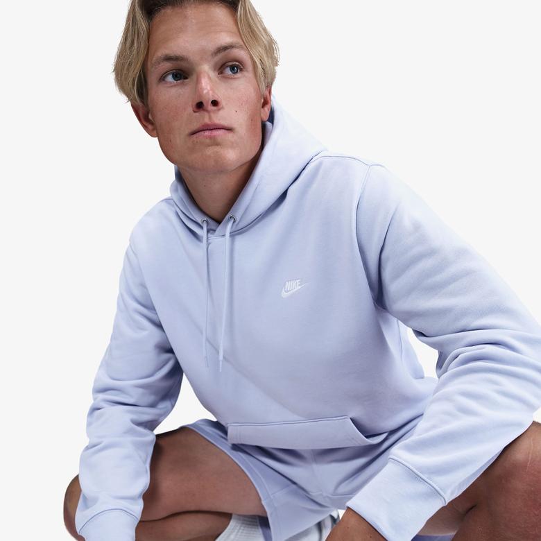 Nike Club Erkek Gri Hoodie
