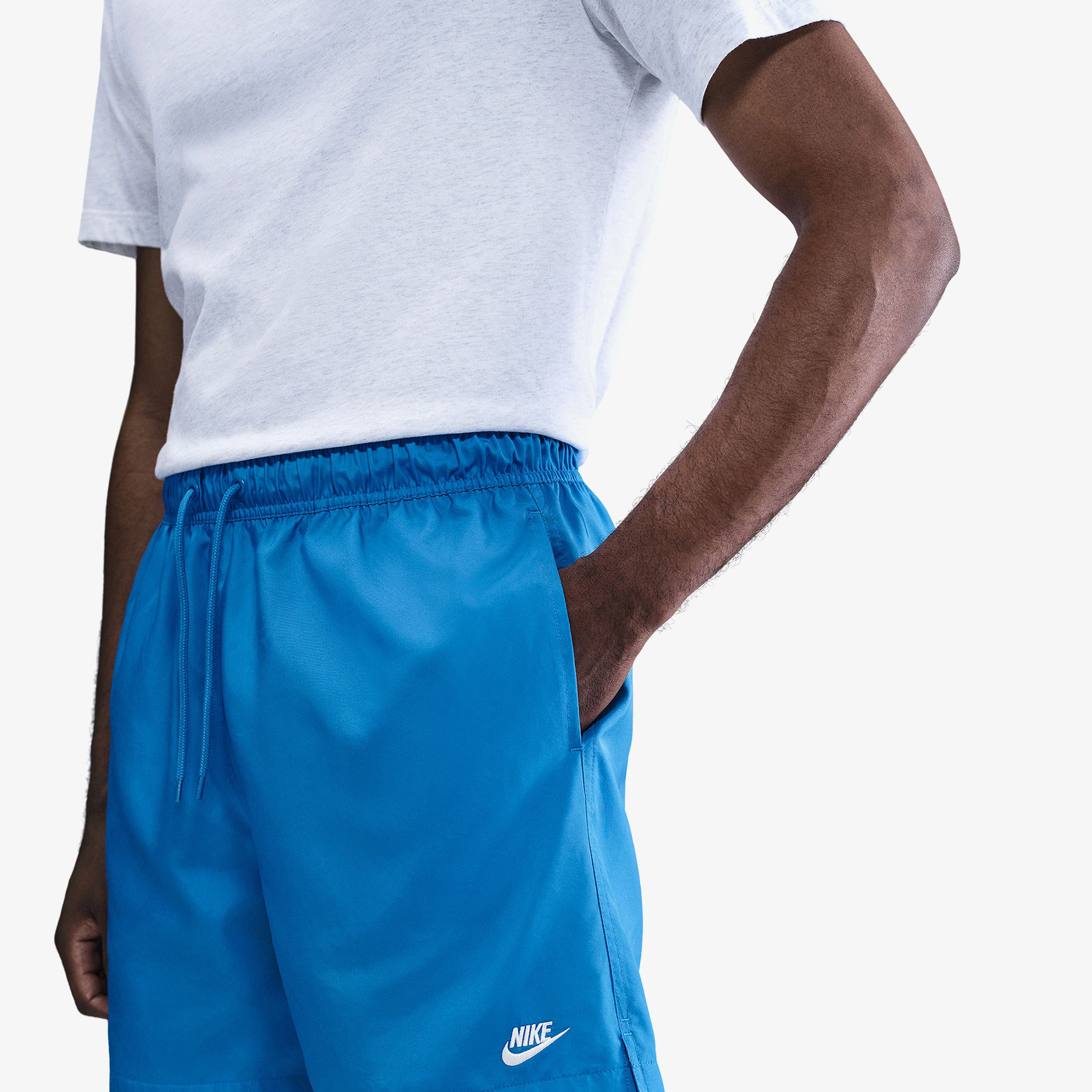 Nike Club Flow Erkek Mavi Şort