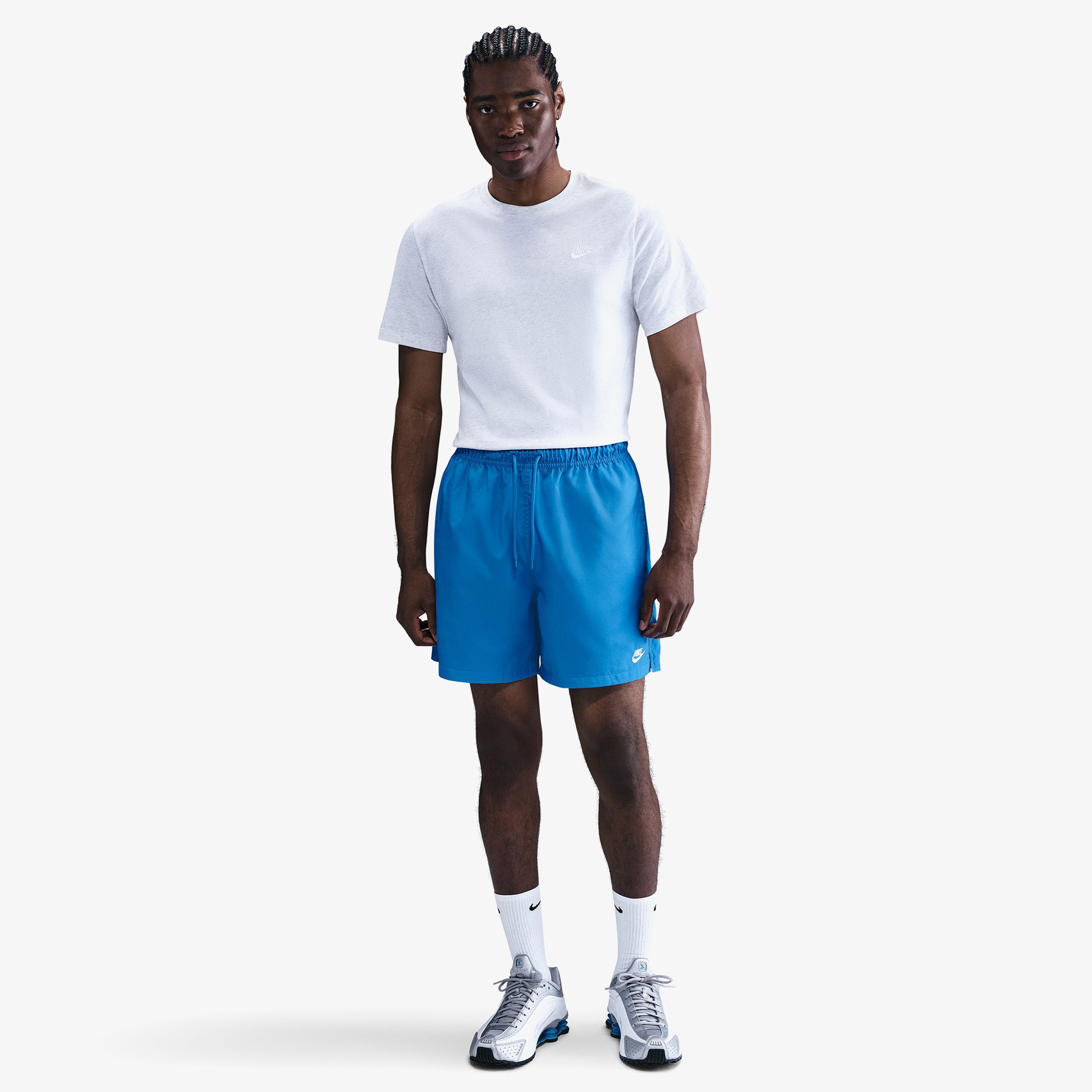 Nike Club Flow Erkek Mavi Şort