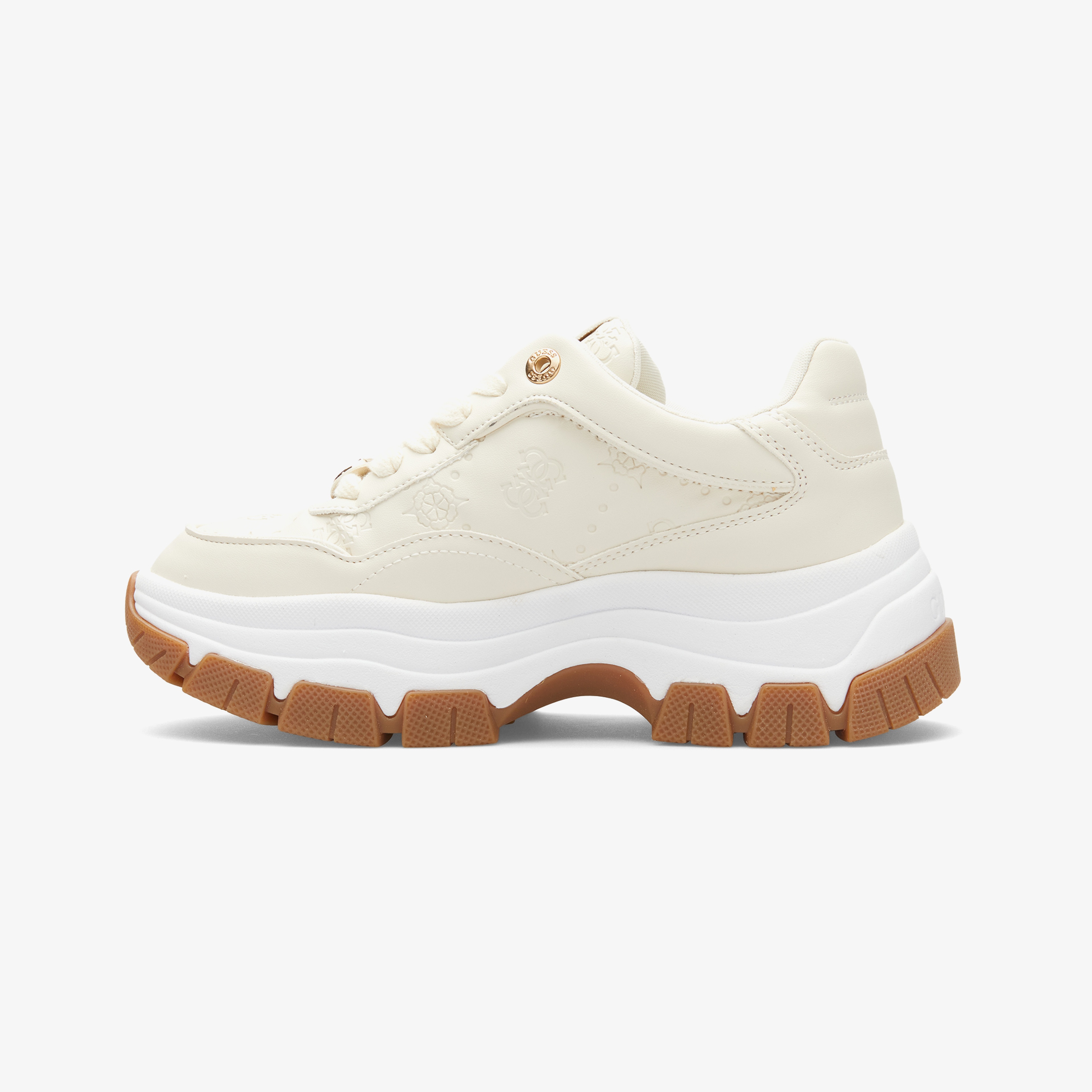 Guess Berrett Kadın Krem Rengi Sneaker