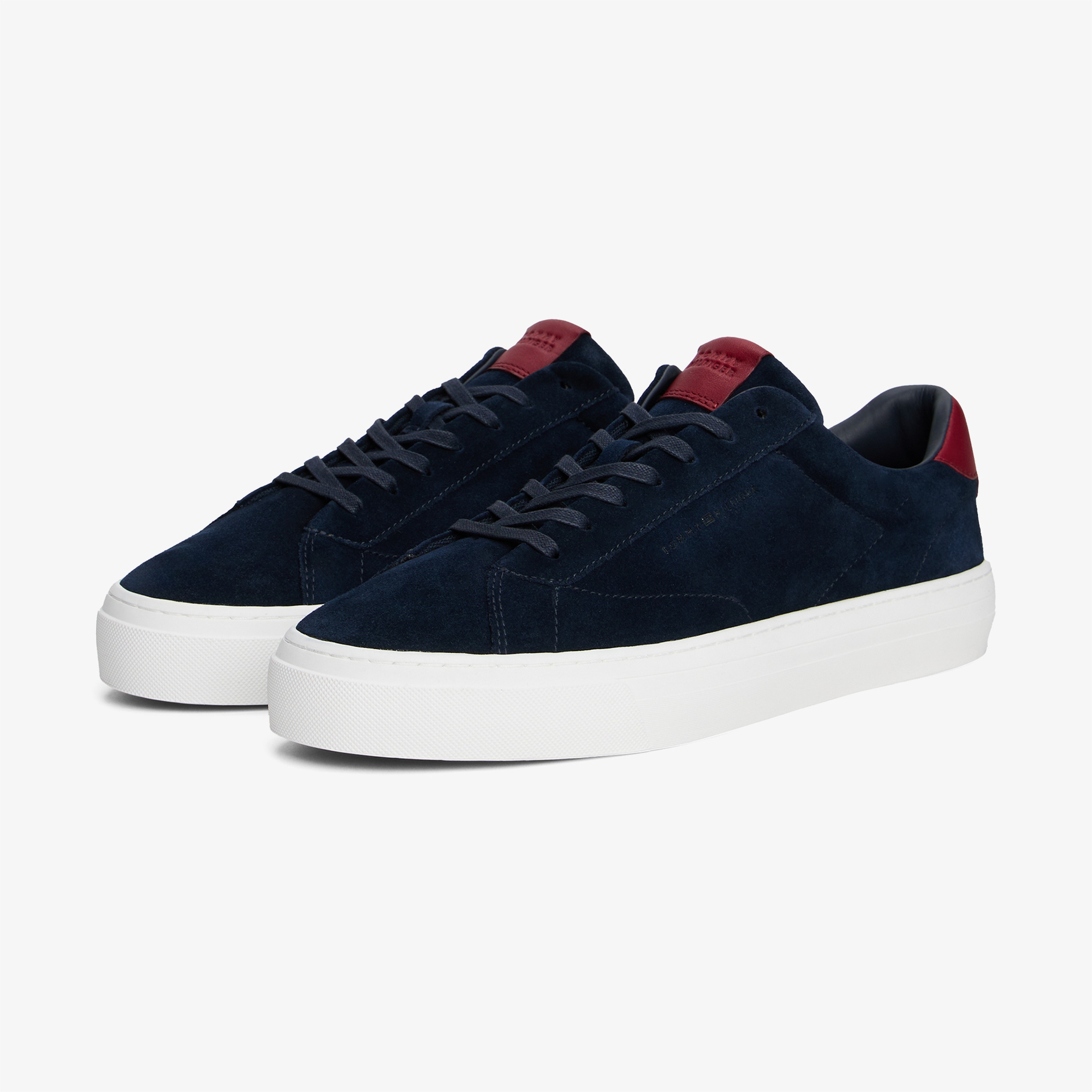 Tommy Hilfiger Premium Cupsole Suede Erkek Lacivert Sneaker