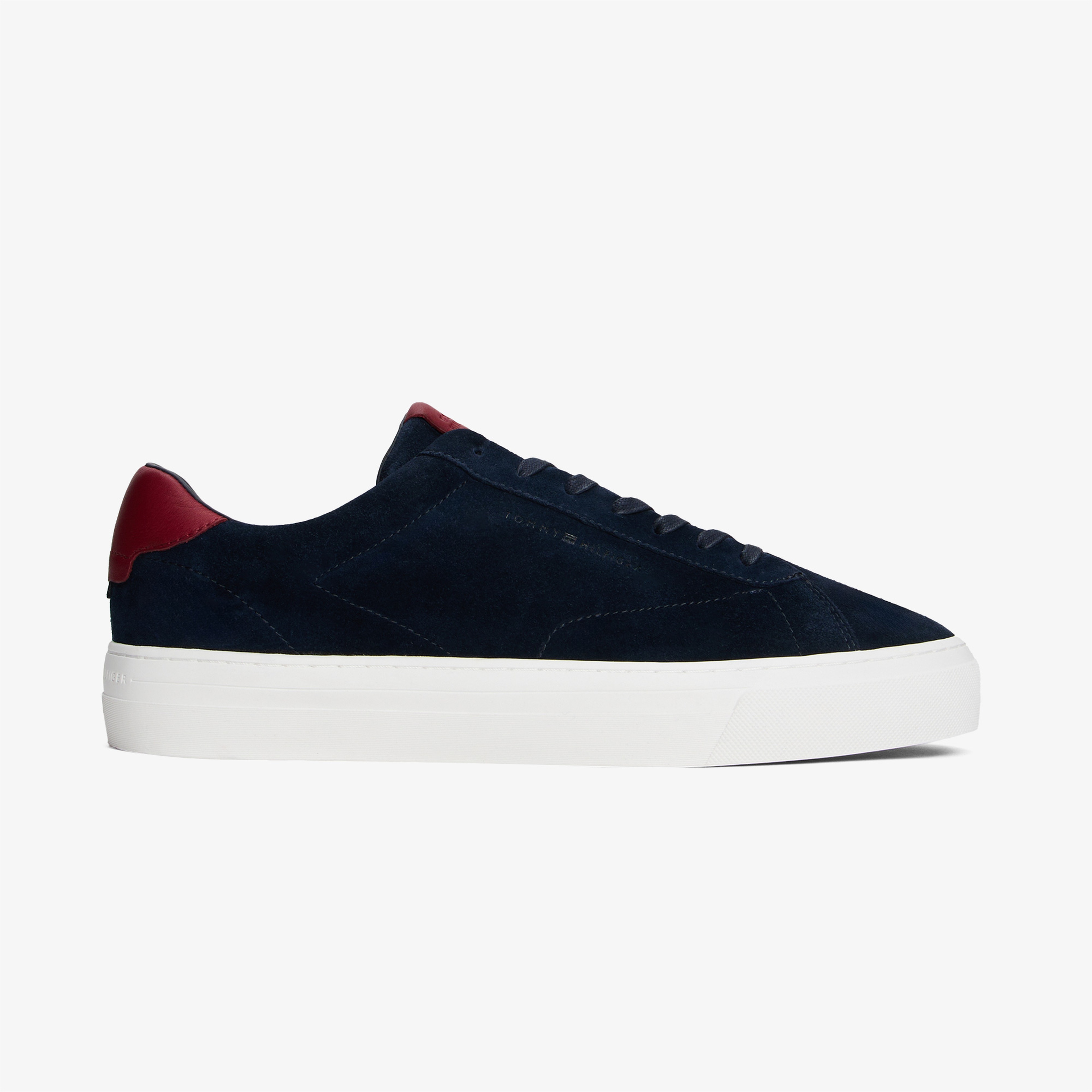 Tommy Hilfiger Premium Cupsole Suede Erkek Lacivert Sneaker