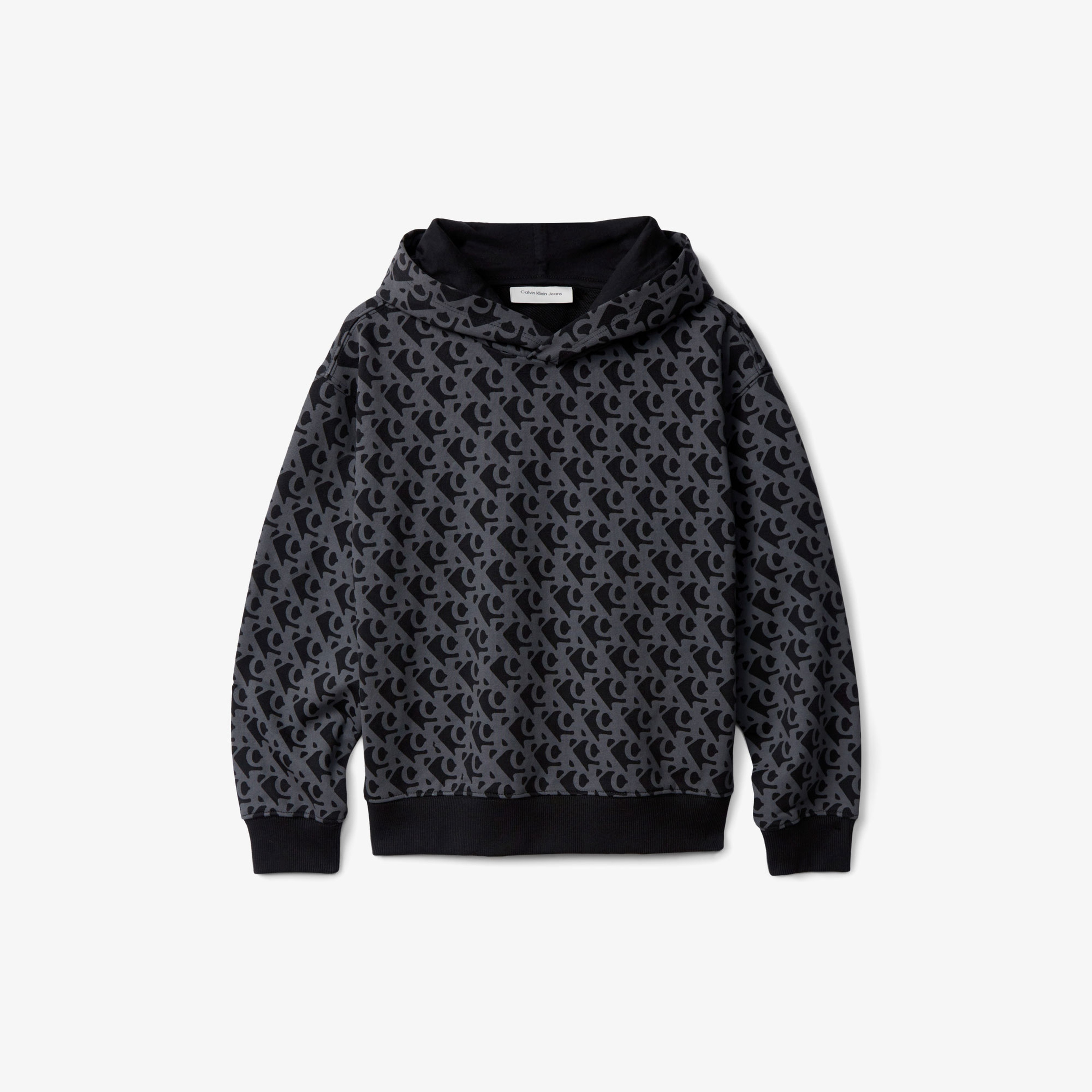 Calvin Klein Logo Çocuk Siyah Sweatshirt