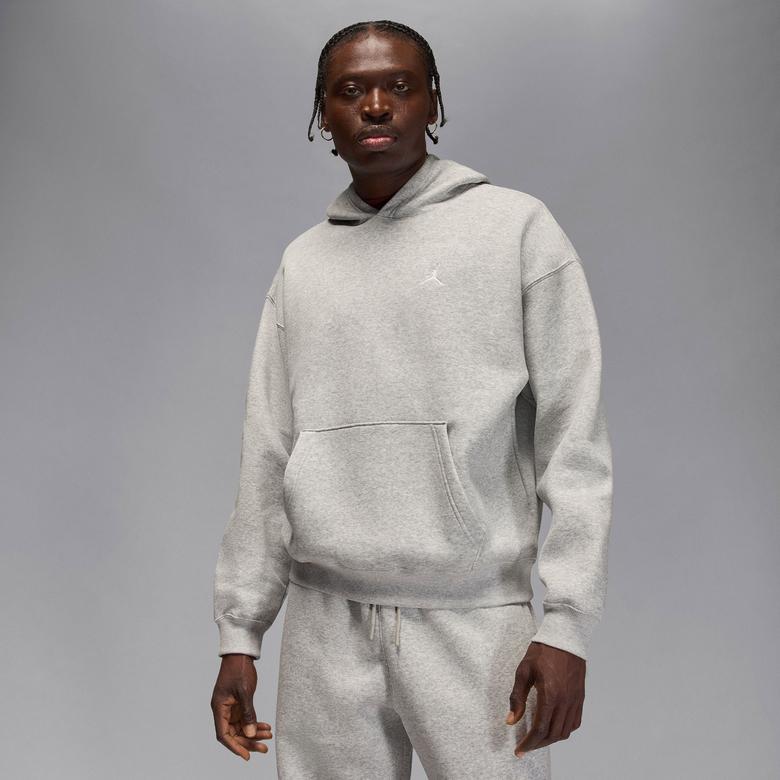 Jordan Brooklyn Fleece Erkek Gri Sweatshirt
