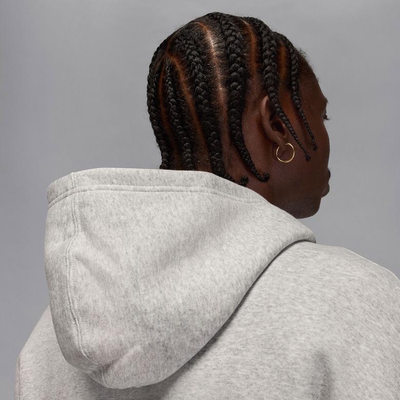 Jordan Brooklyn Fleece Erkek Gri Sweatshirt