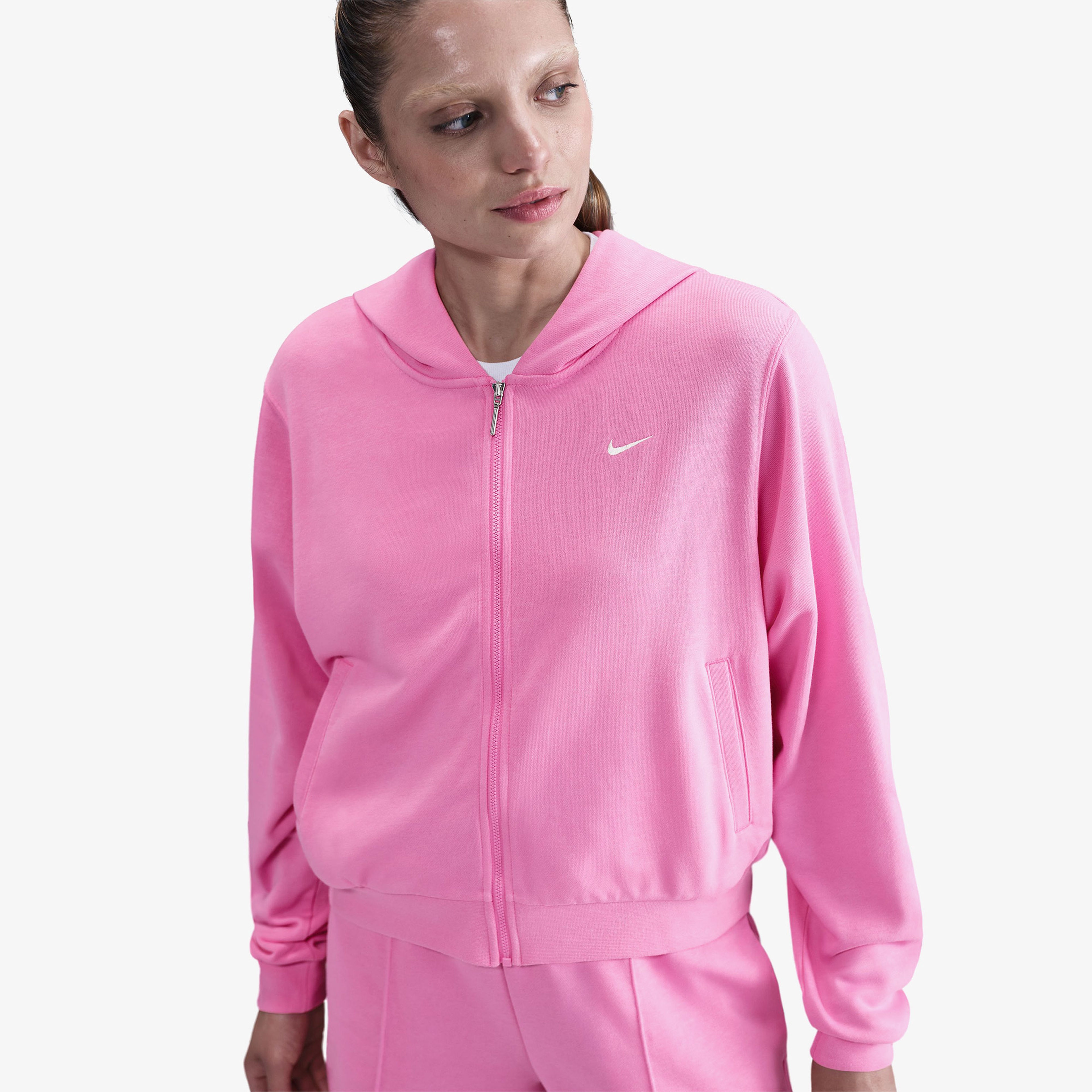 Nike Sportswear Chill Terry Kadın Pembe Eşofman Üstü