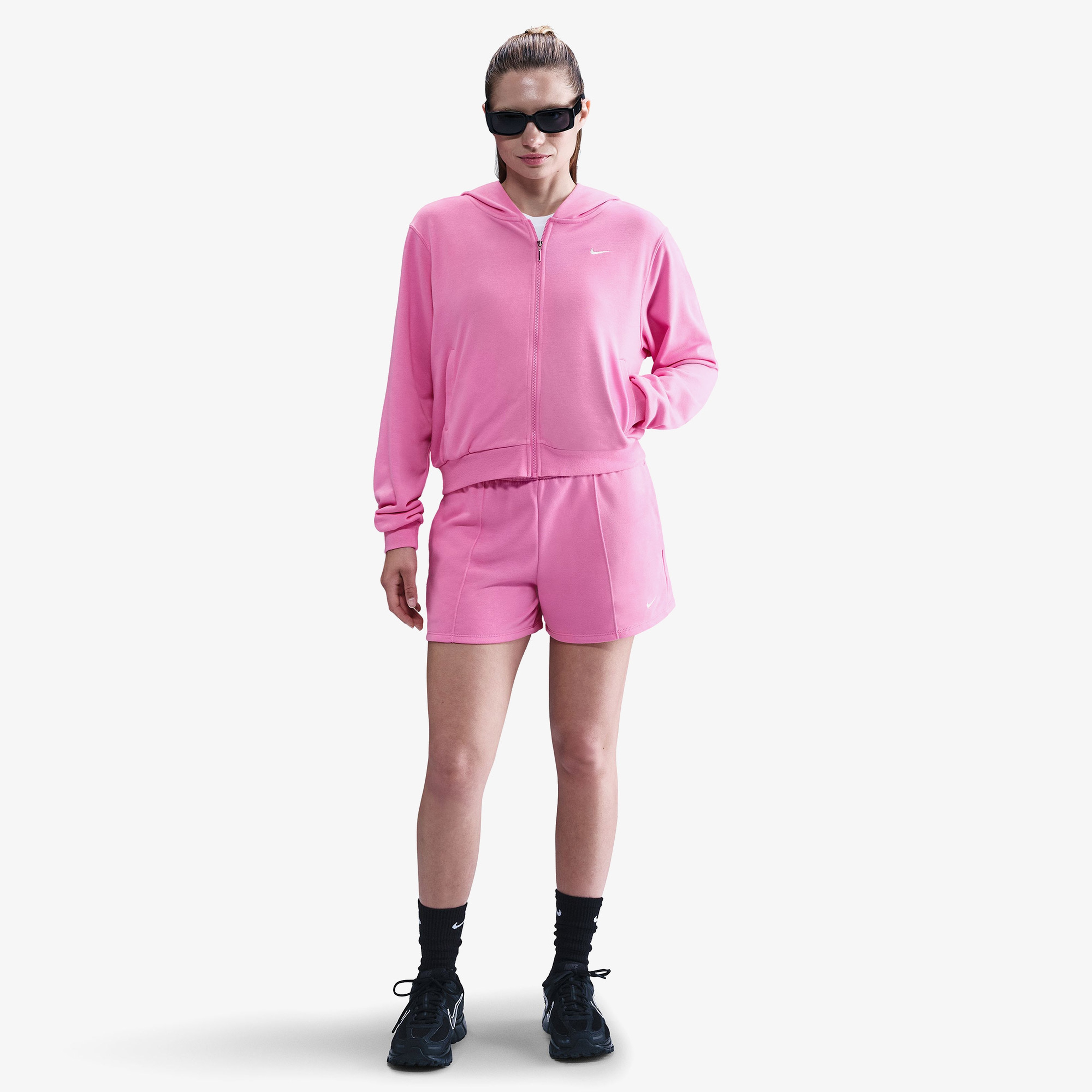 Nike Sportswear Chill Terry Kadın Pembe Eşofman Üstü