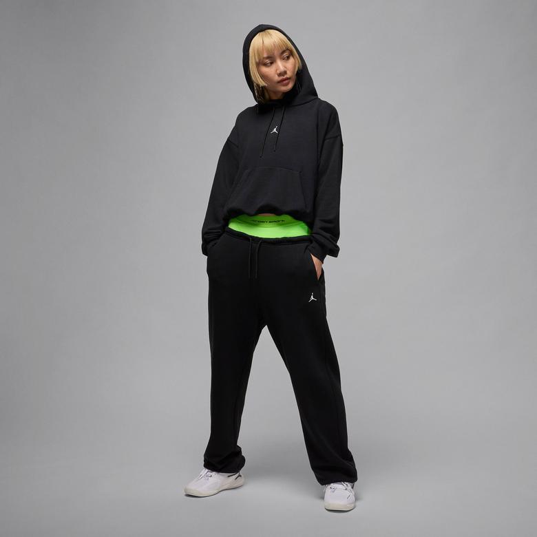 Jordan Dri-Fit Sport Crossover Fleece Kadın Siyah Kapüşonlu Eşofman Üstü
