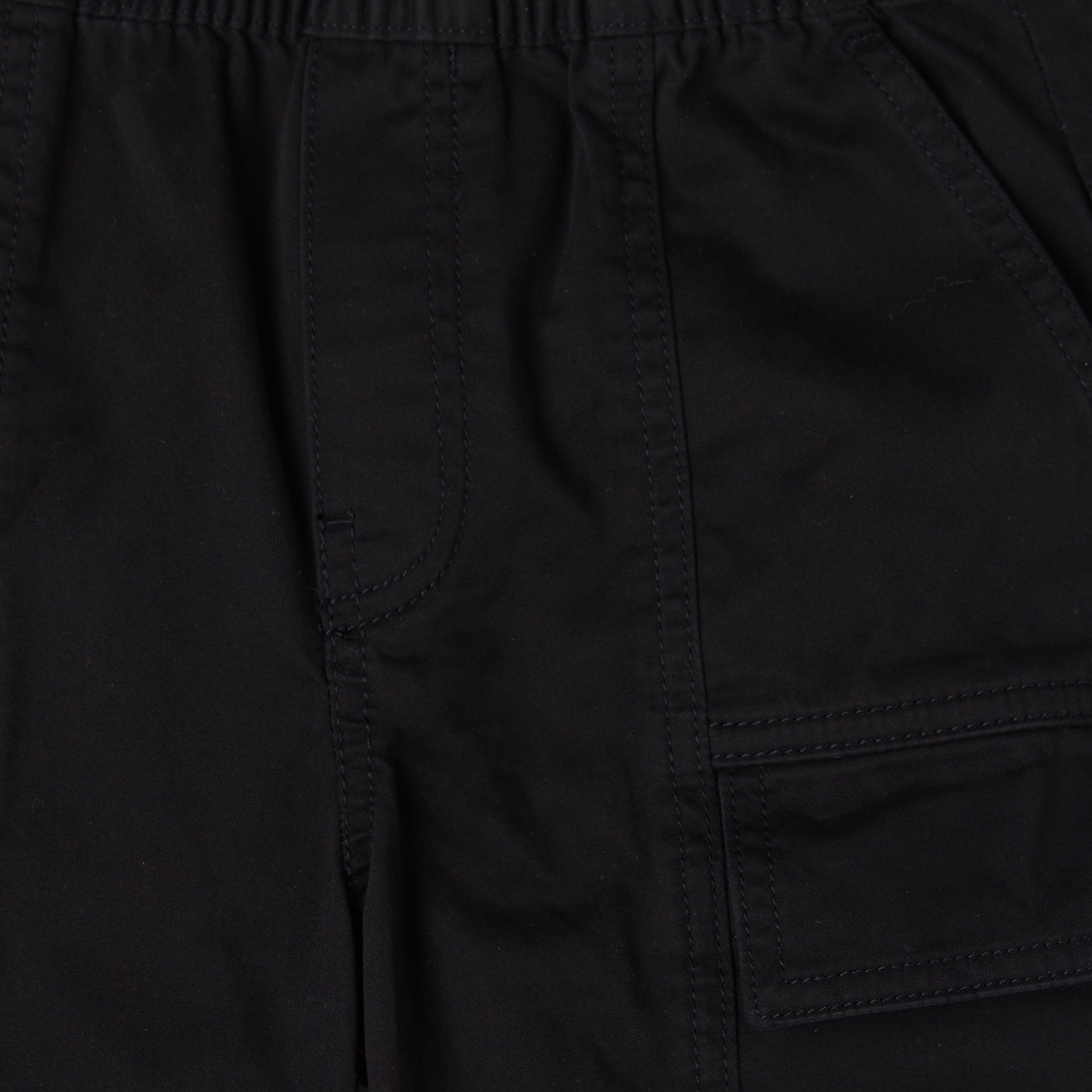 Calvin Klein Essential Woven Cargo Çocuk Siyah Pantolon