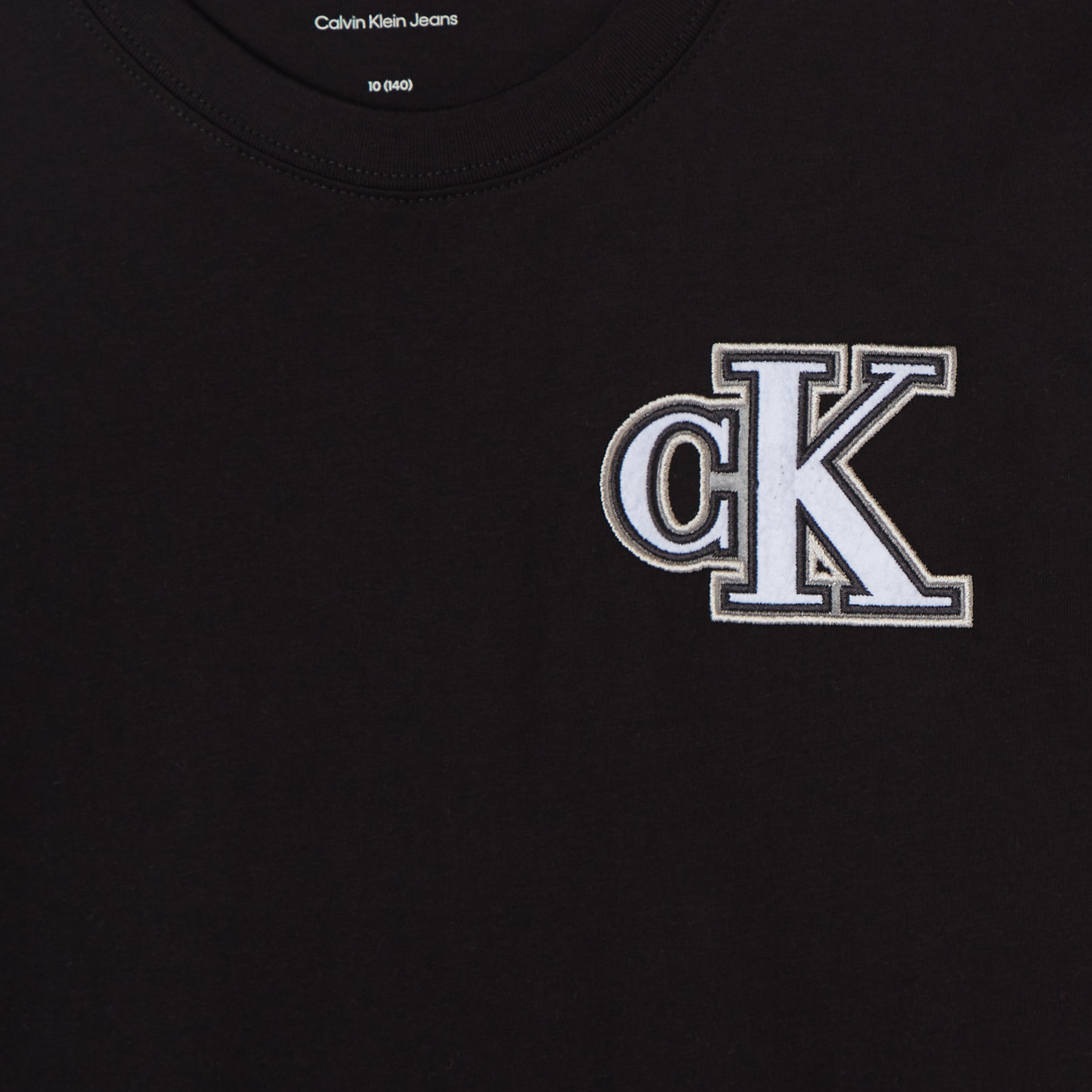 Calvin Klein Festive Graphic Çocuk Siyah T-Shirt