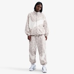 Nike Sportswear Woven Printed Kadın Gri Ceket