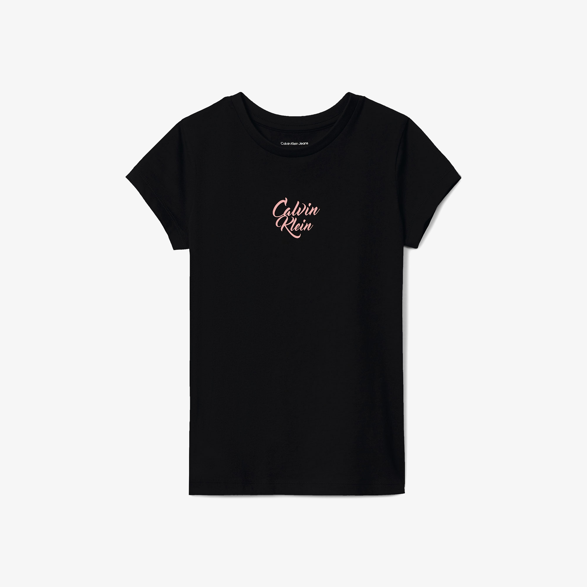 Calvin Klein Script Logo Graphic Çocuk Siyah T-Shirt