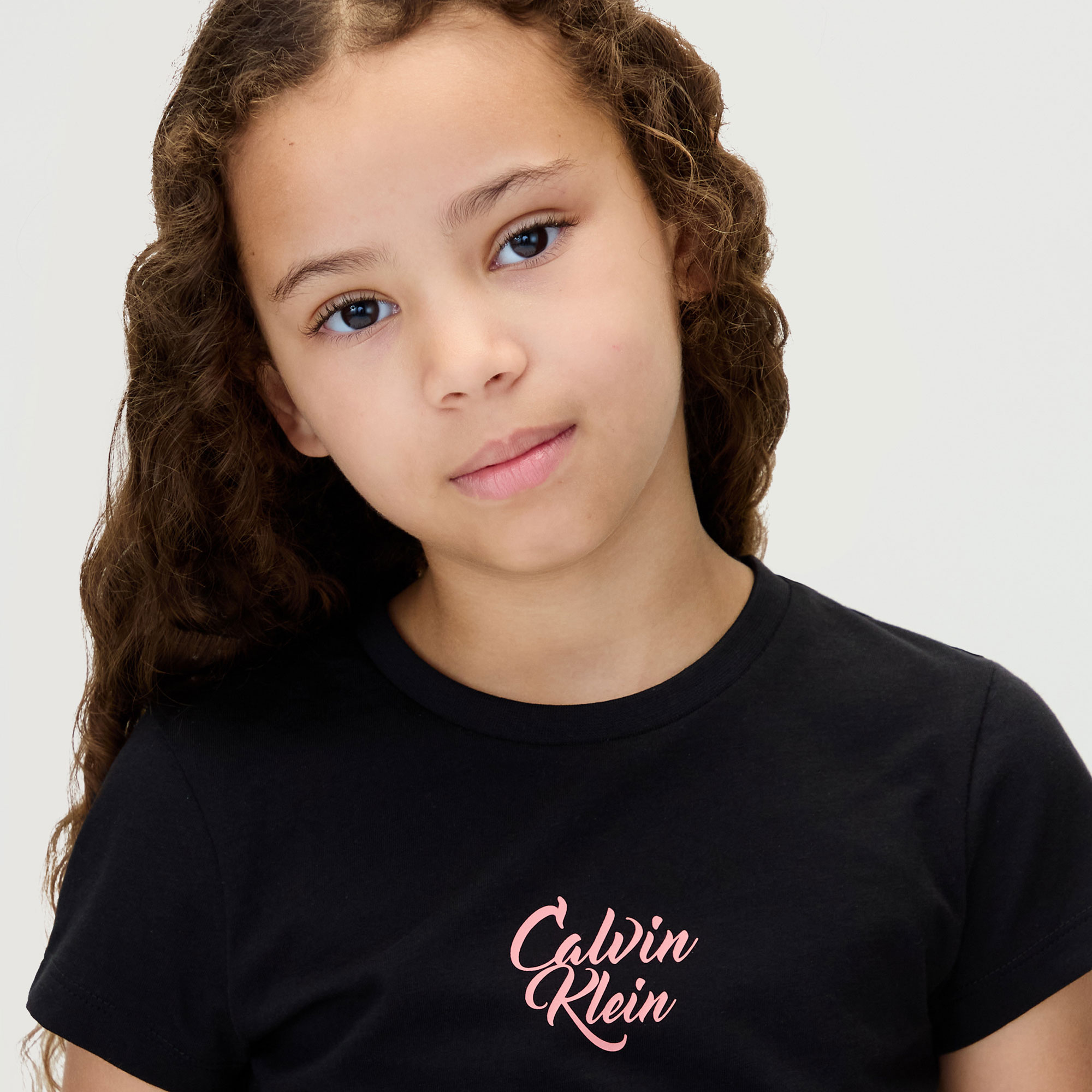 Calvin Klein Script Logo Graphic Çocuk Siyah T-Shirt