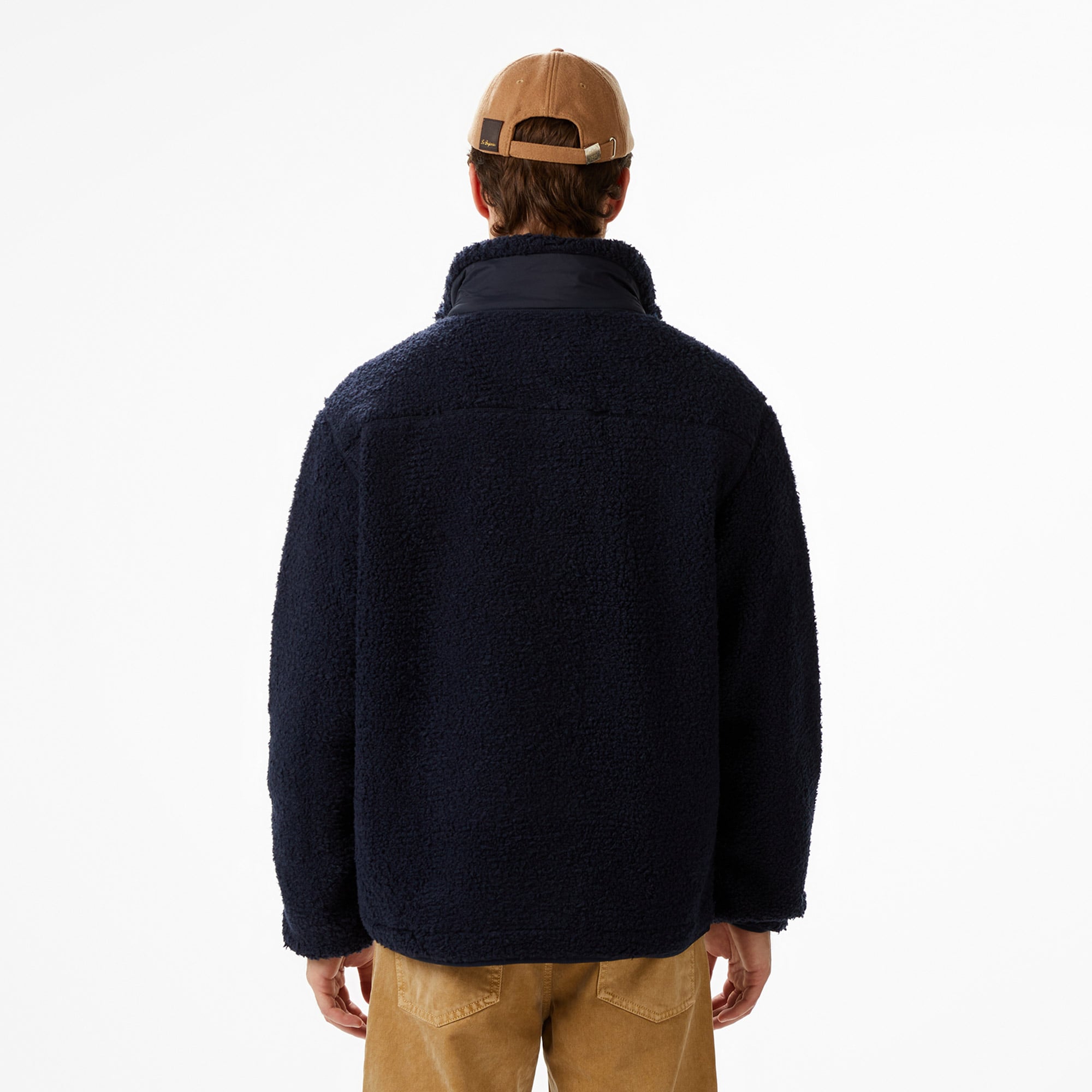 Tommy Hilfiger Teddy Through Erkek Fermuarlı Lacivert Ceket