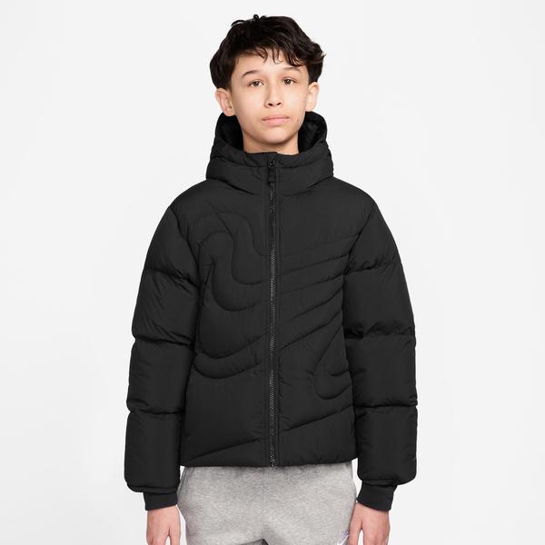 Nike Sportswear Therma-Fit Swoosh Çocuk Siyah Mont