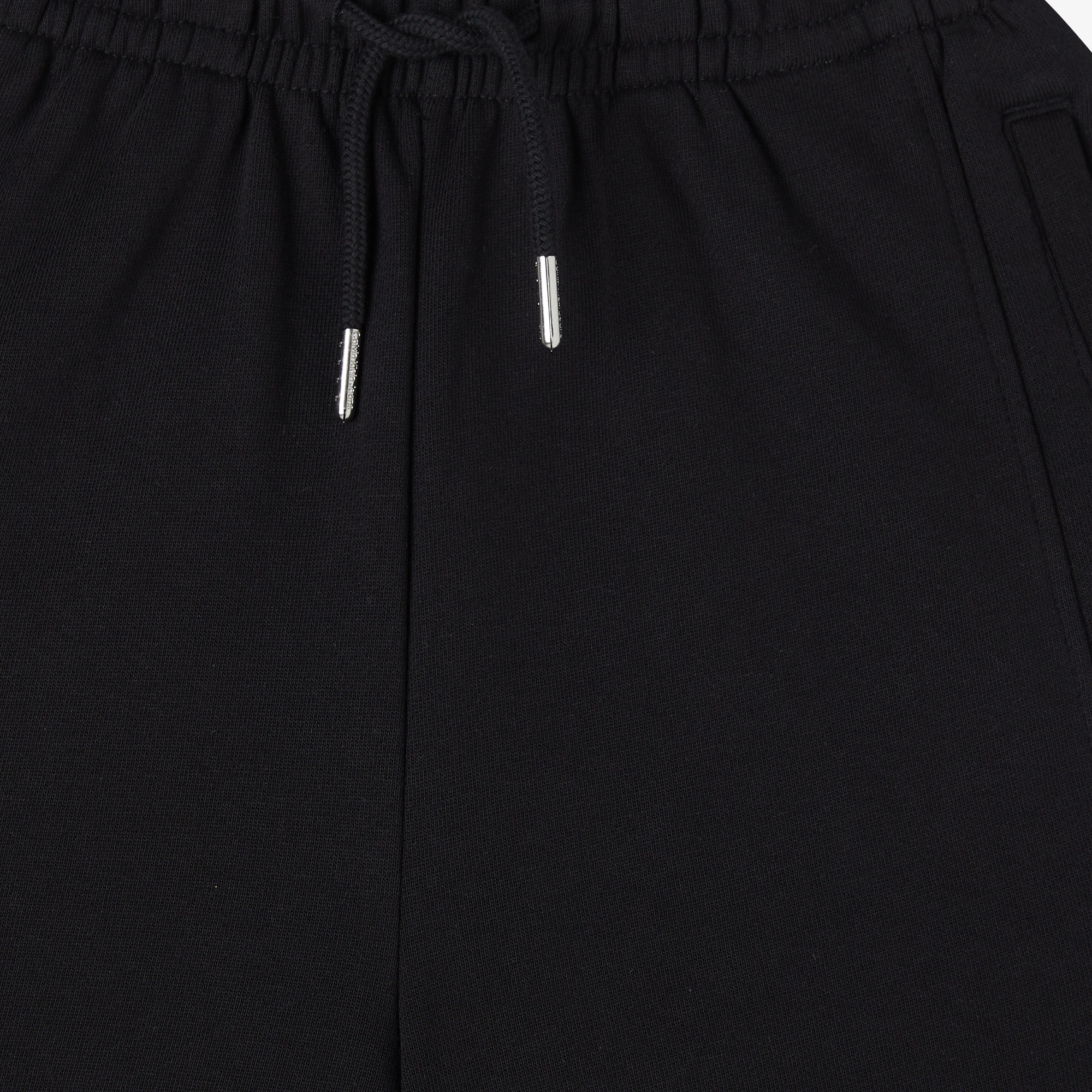 Calvin Klein Wide Leg Pintuck Çocuk Siyah Eşofman Altı