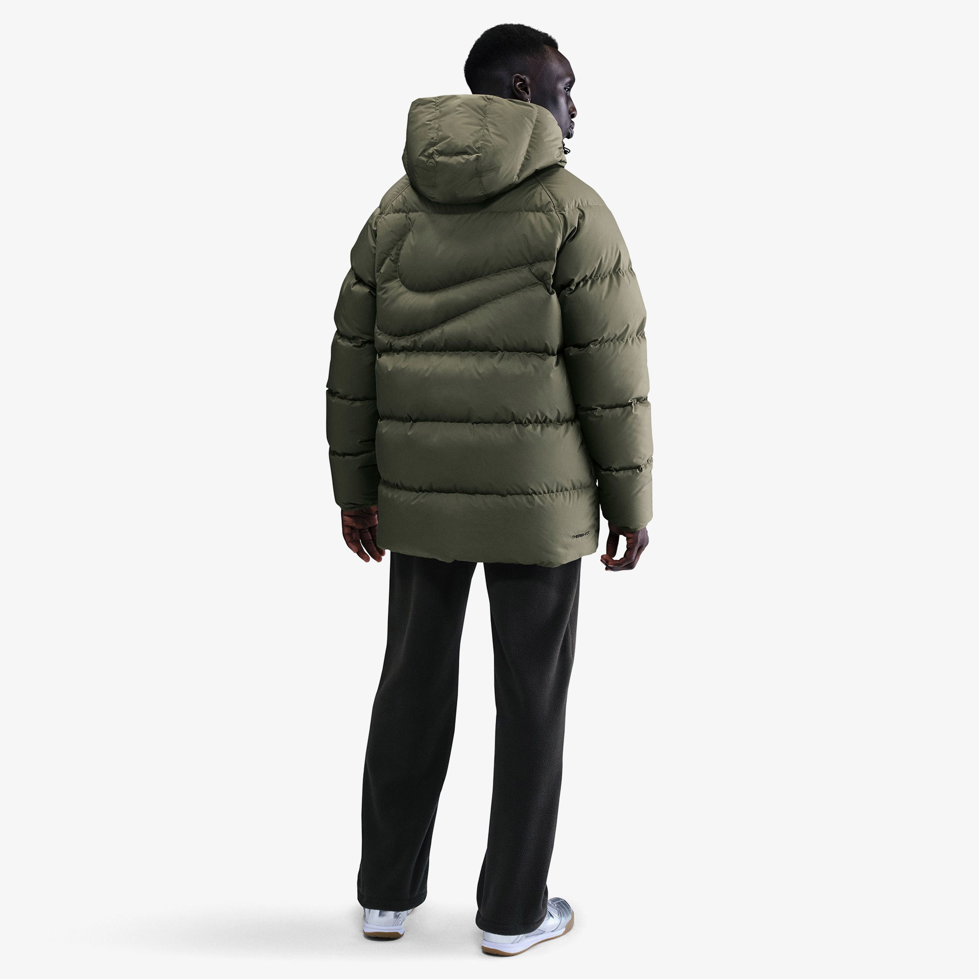 Nike Sportswear Therma-Fit Club Parka Erkek Haki Mont