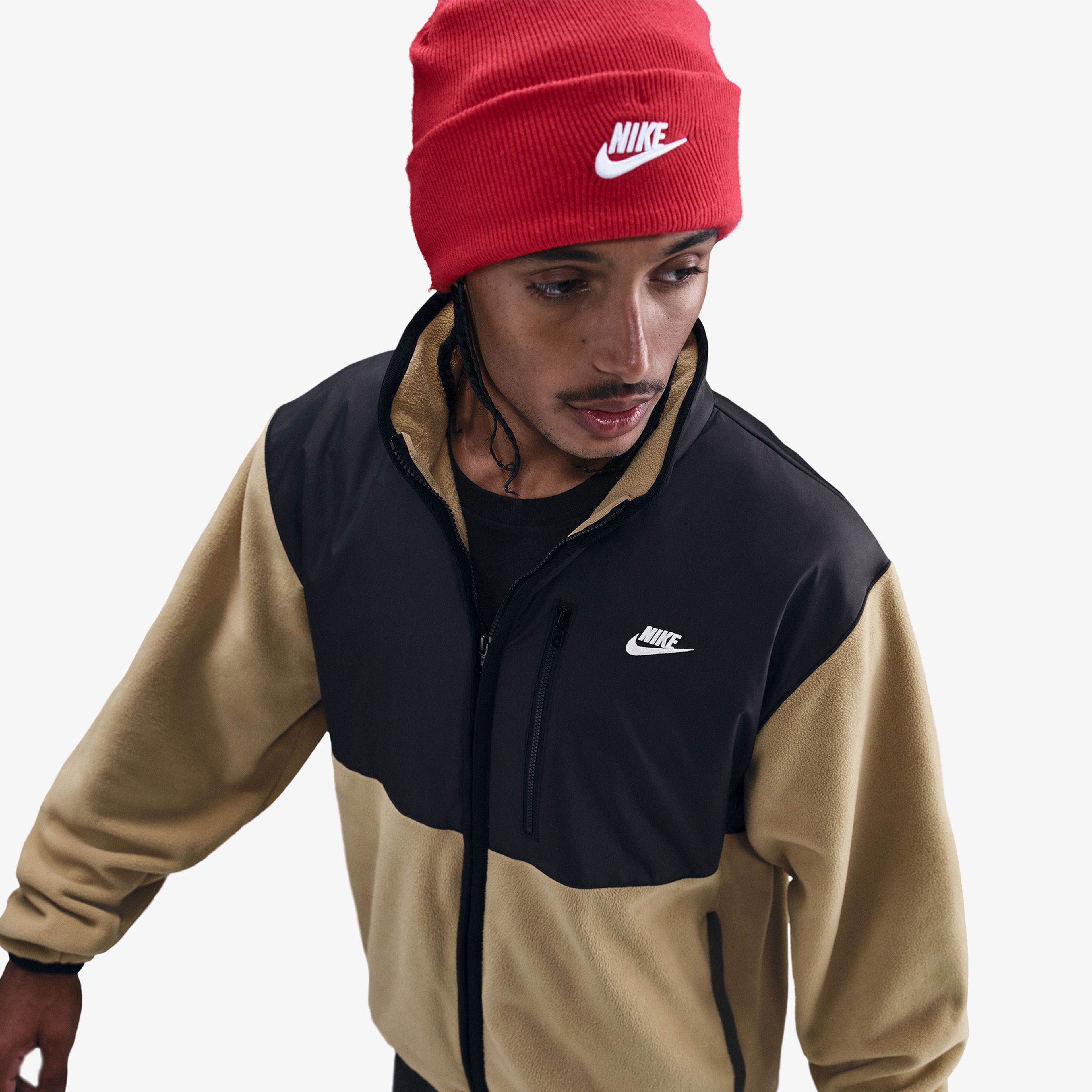 Nike Sportswear Club Erkek Kahverengi Ceket