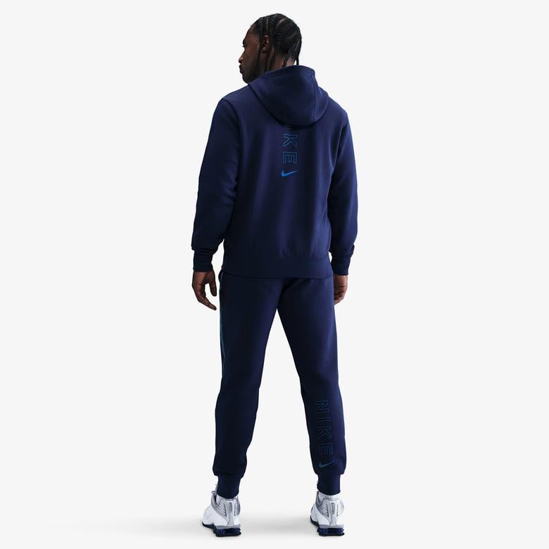 Nike Sportswear City Side Fleece Erkek Lacivert Kapüşonlu Hoodie