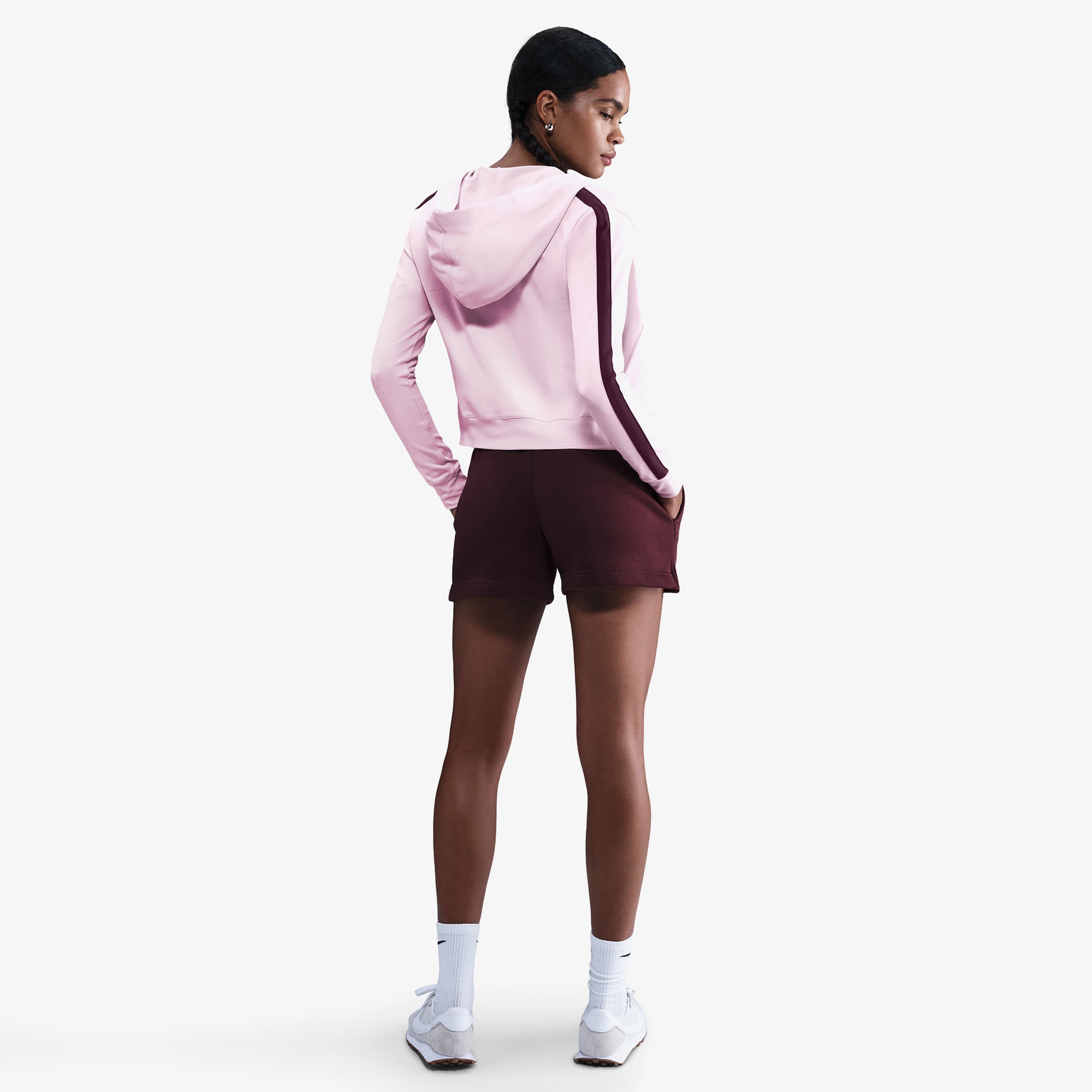 Nike Sportswear Full-Zip Hooded Kadın Pembe Hoodie