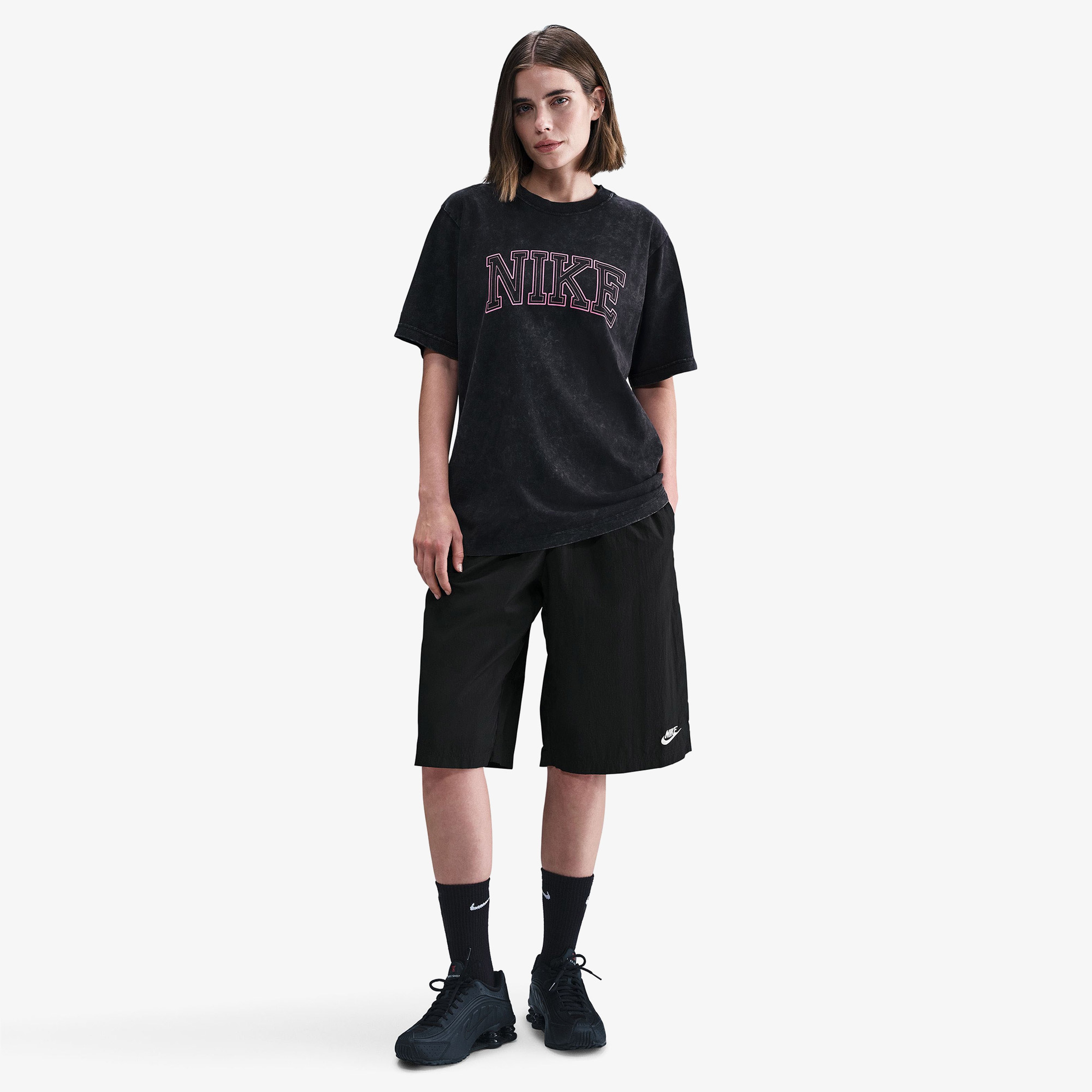 Nike Sportswear Classics Kadın Siyah T-Shirt