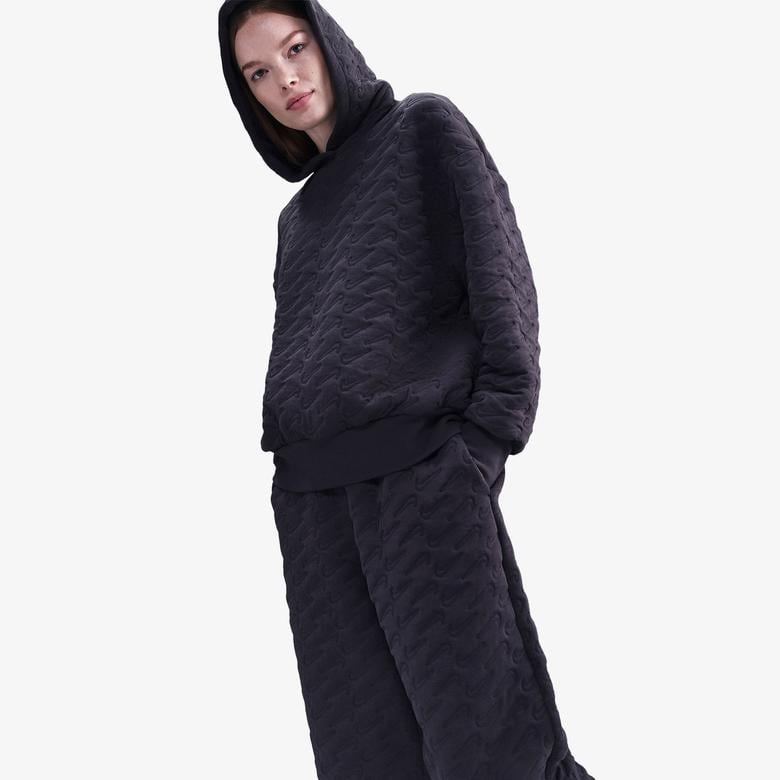 Nike Sportswear Phoenix Fleece Kadın Mor Hoodie