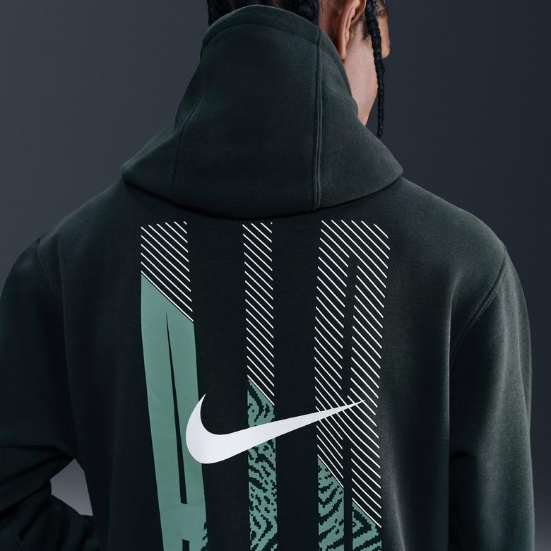 Nike Air Pullover Erkek Yeşil Kapüşonlu Hoodie