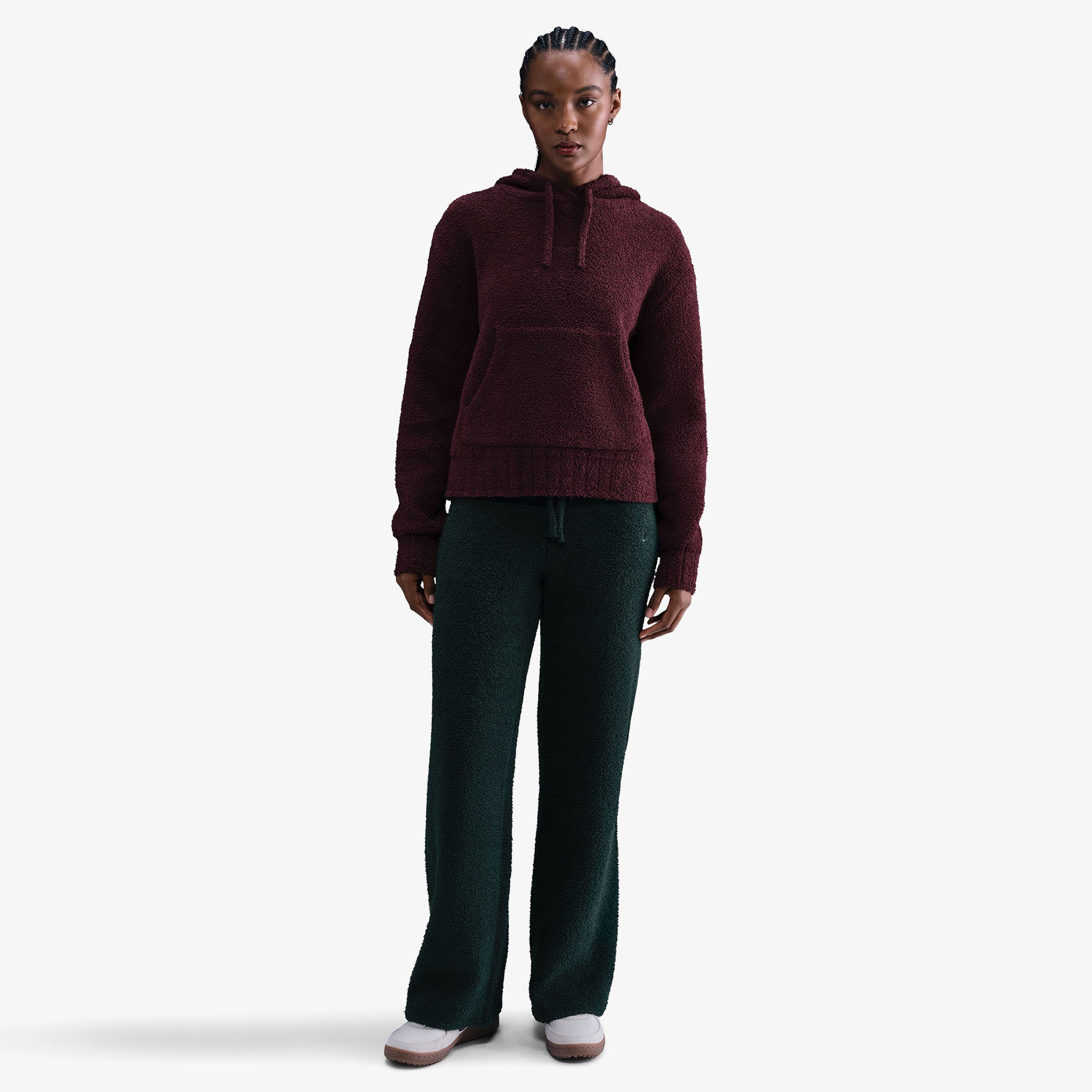 Nike Sportswear Phoenix Cozy Bouclé Kadın Yeşil Eşofman Altı