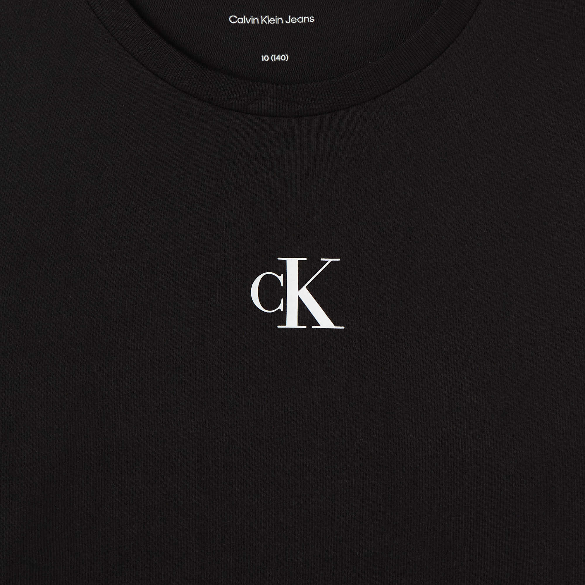 Calvin Klein Logo Çocuk Siyah T-Shirt