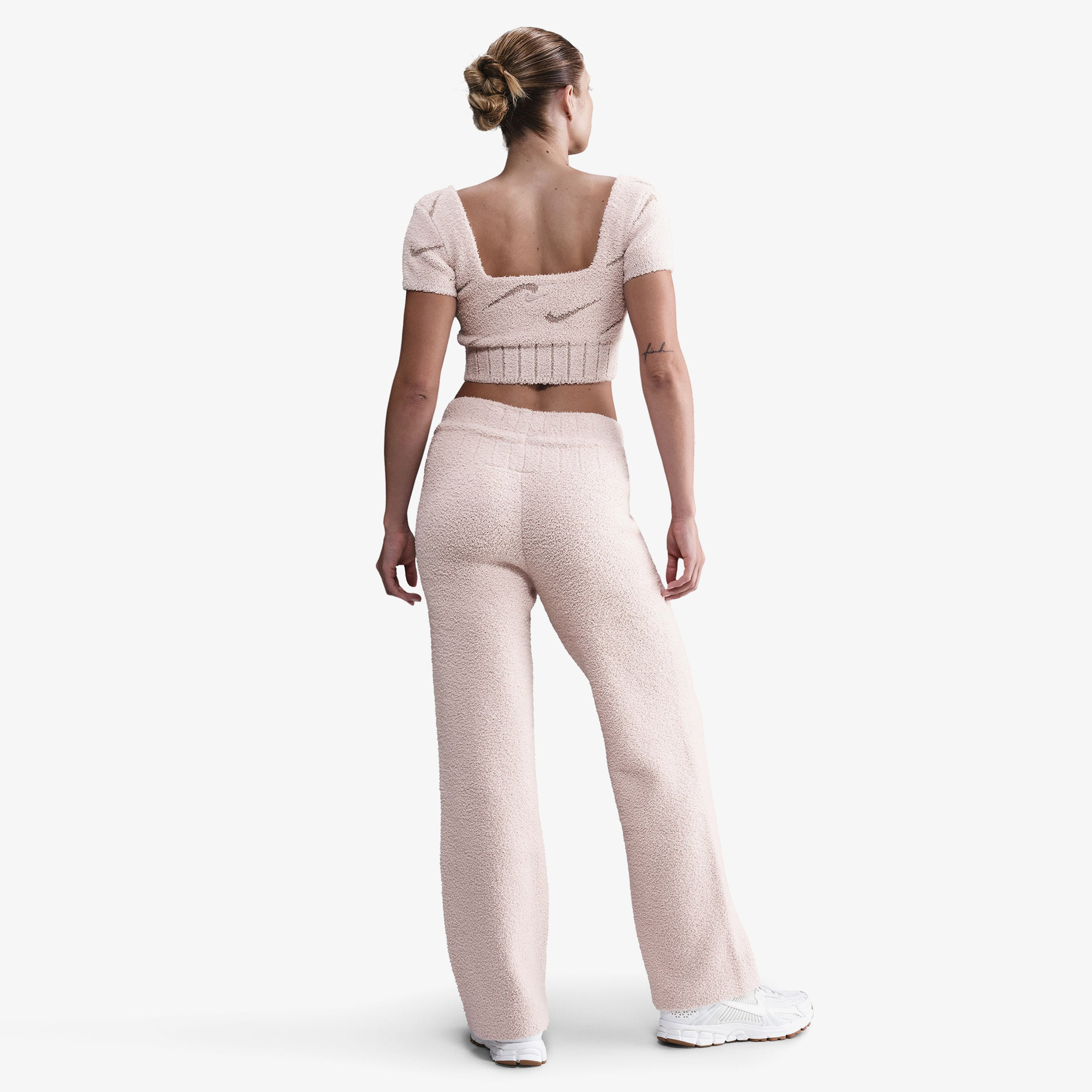Nike Sportswear Phoenix Cozy Bouclé Kadın Pembe Crop T-Shirt