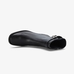 Calvin Klein Block Heel Metal Logo Kadın Siyah Bot
