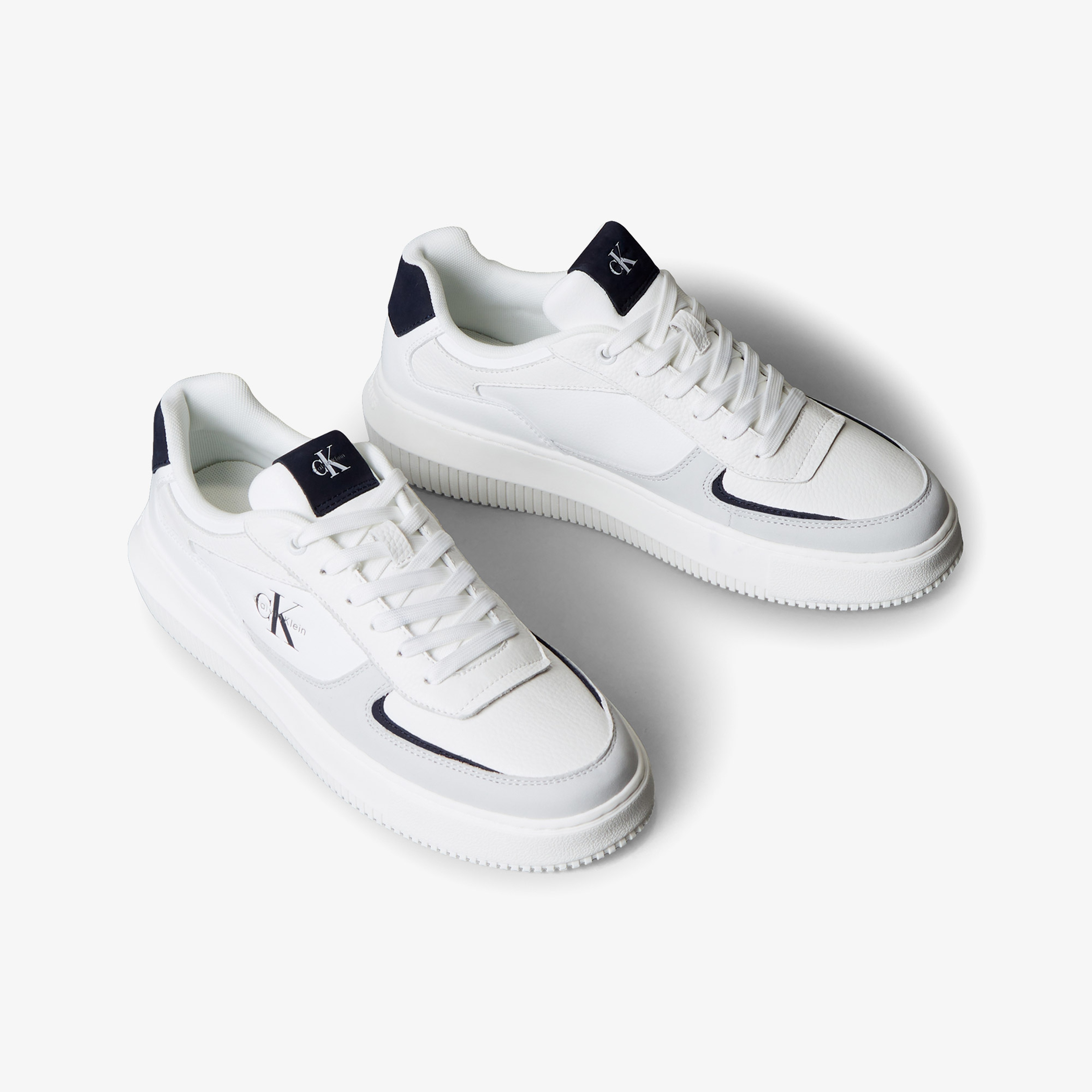 Calvin Klein Chunky Cupsole Low Erkek Beyaz Sneaker