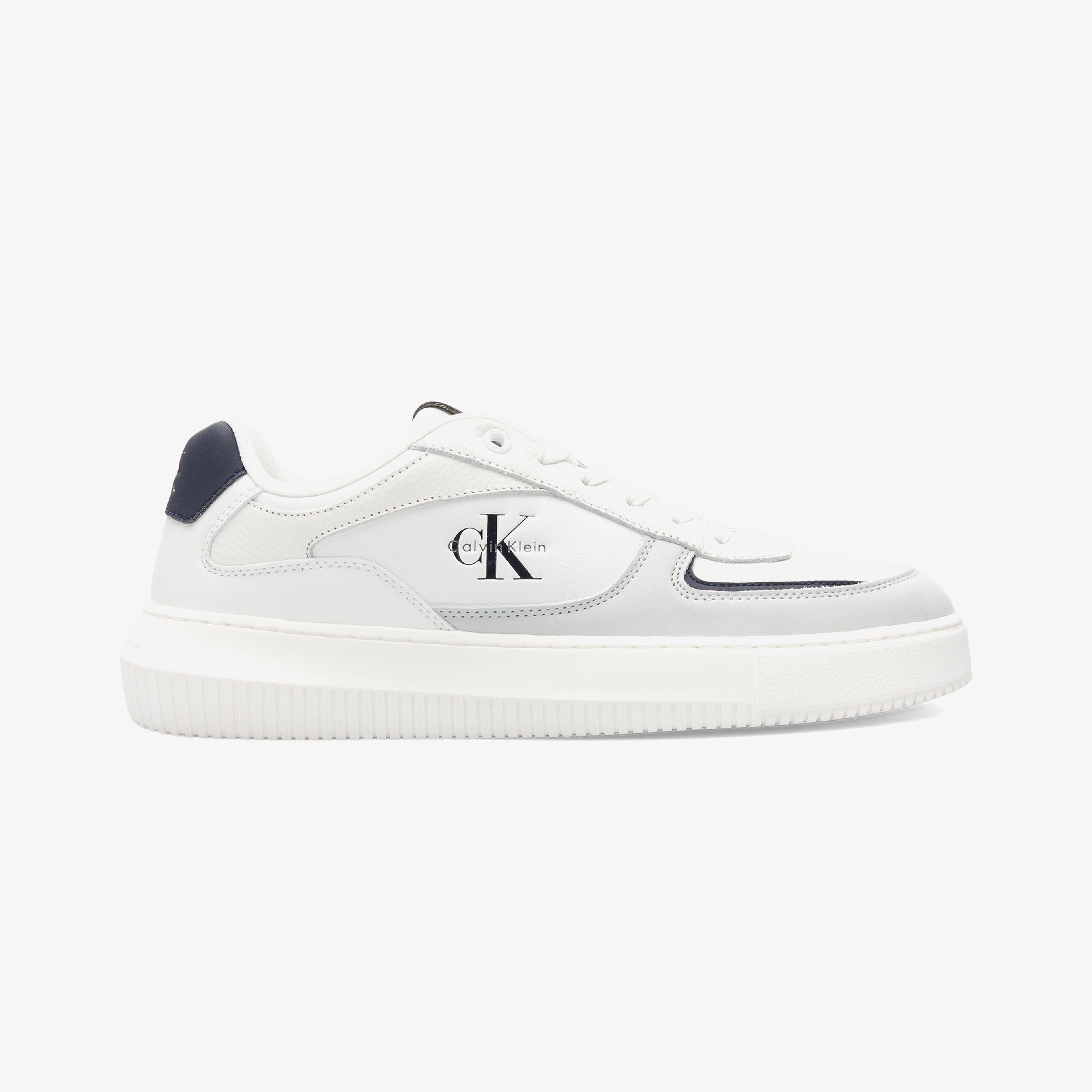 Calvin Klein Chunky Cupsole Low Erkek Beyaz Sneaker