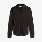 Tommy Hilfiger 1985 Slim Pique Kadın Siyah Gömlek