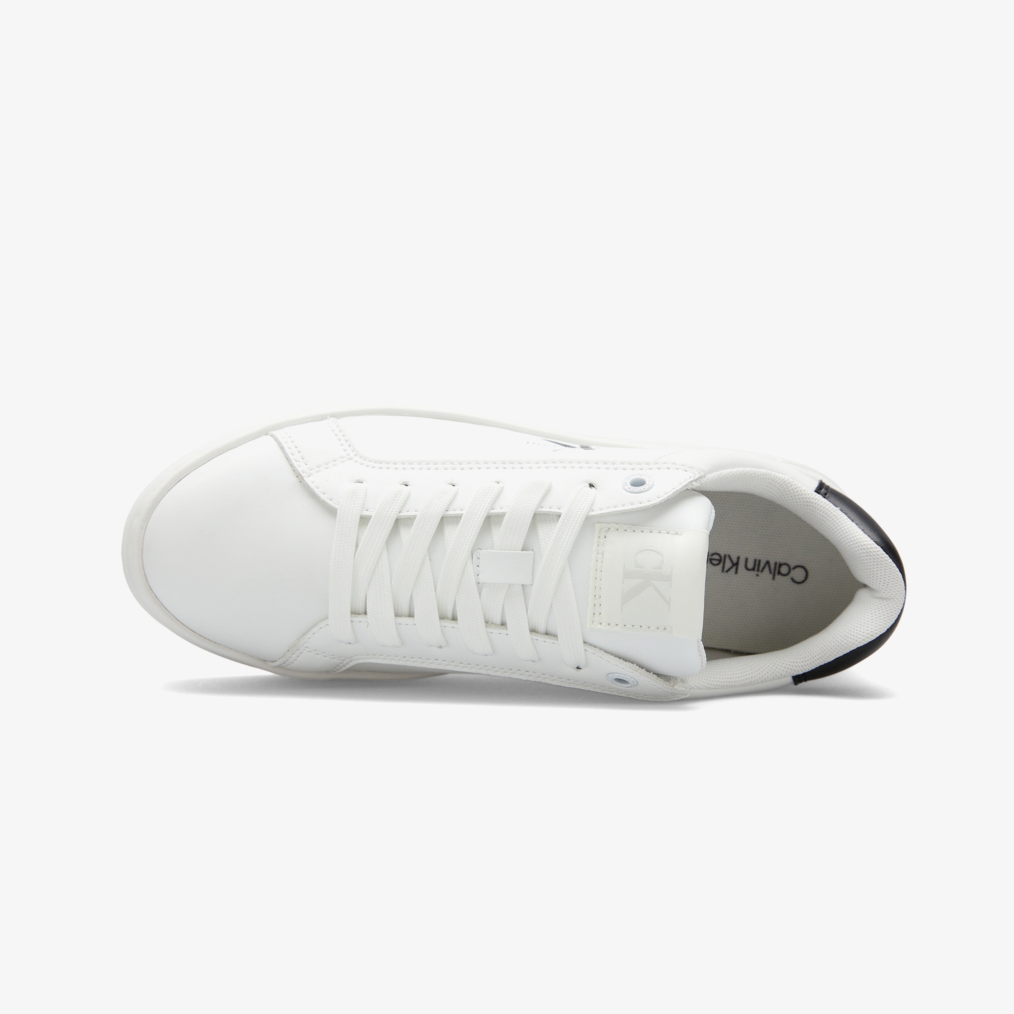 Calvin Klein Bold Flat Low Lace Kadın Beyaz Sneaker