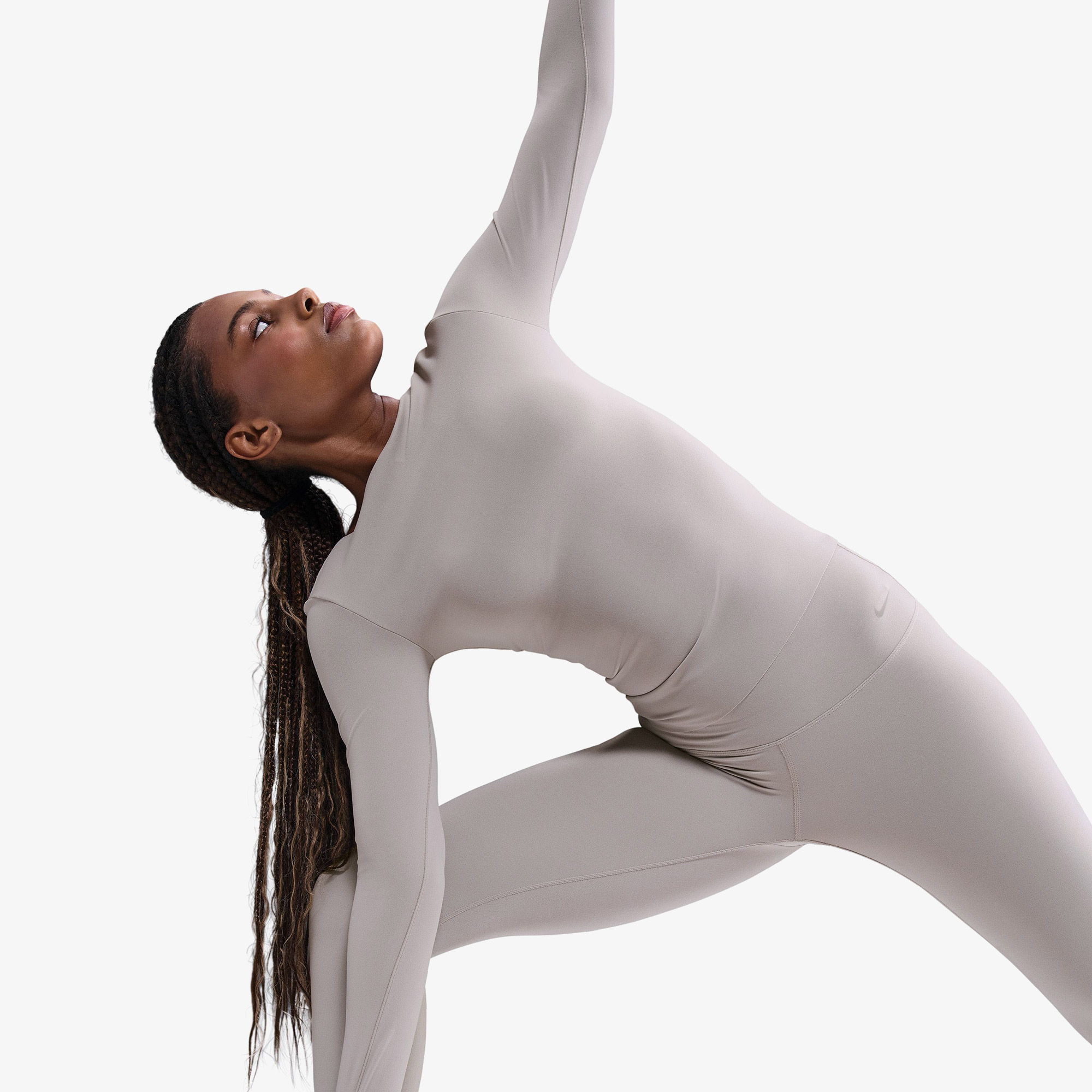 Nike Zenvy Kadın Gri Koşu Sweatshirt