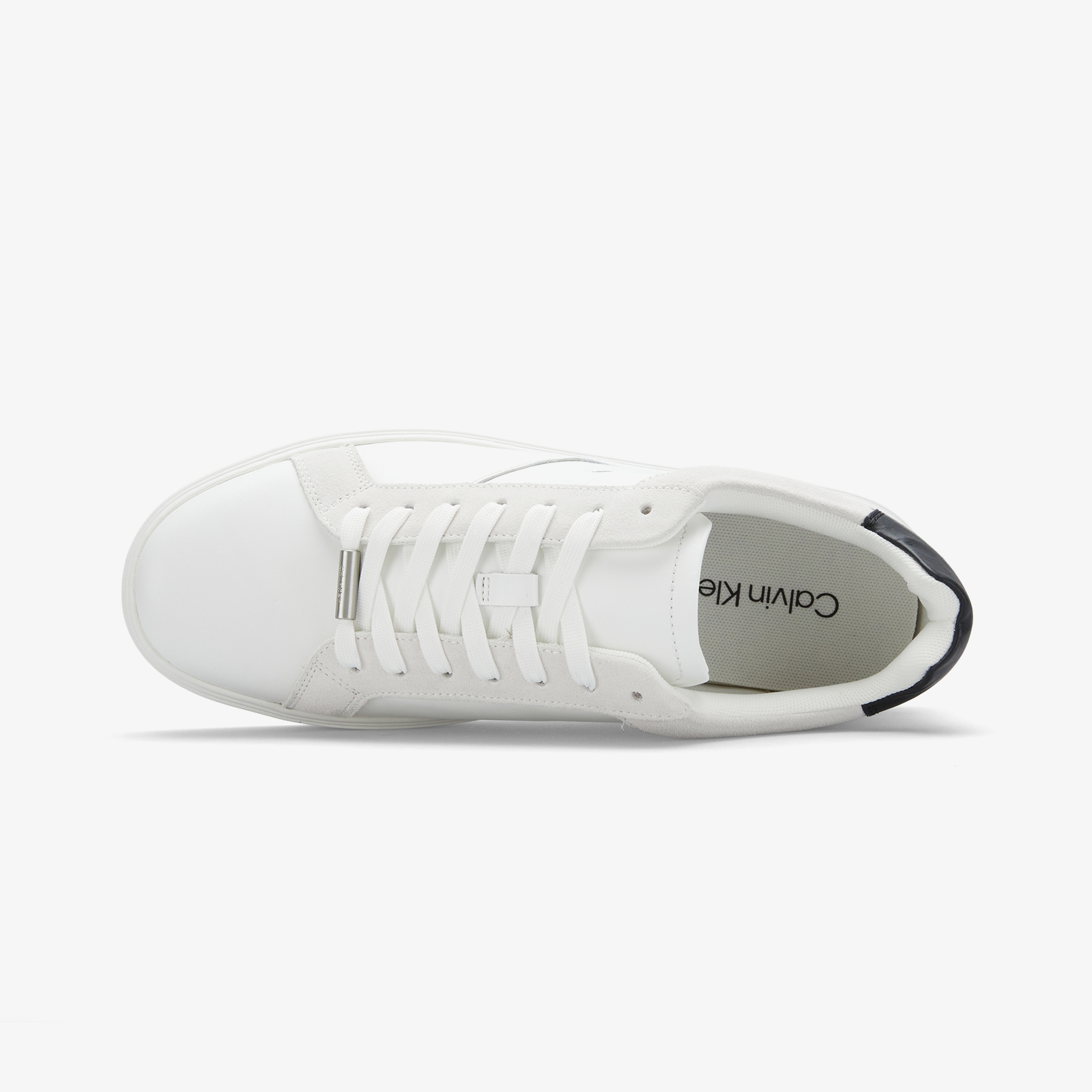 Calvin Klein Classic Cupsole Lace Up Tape Erkek Beyaz Sneaker