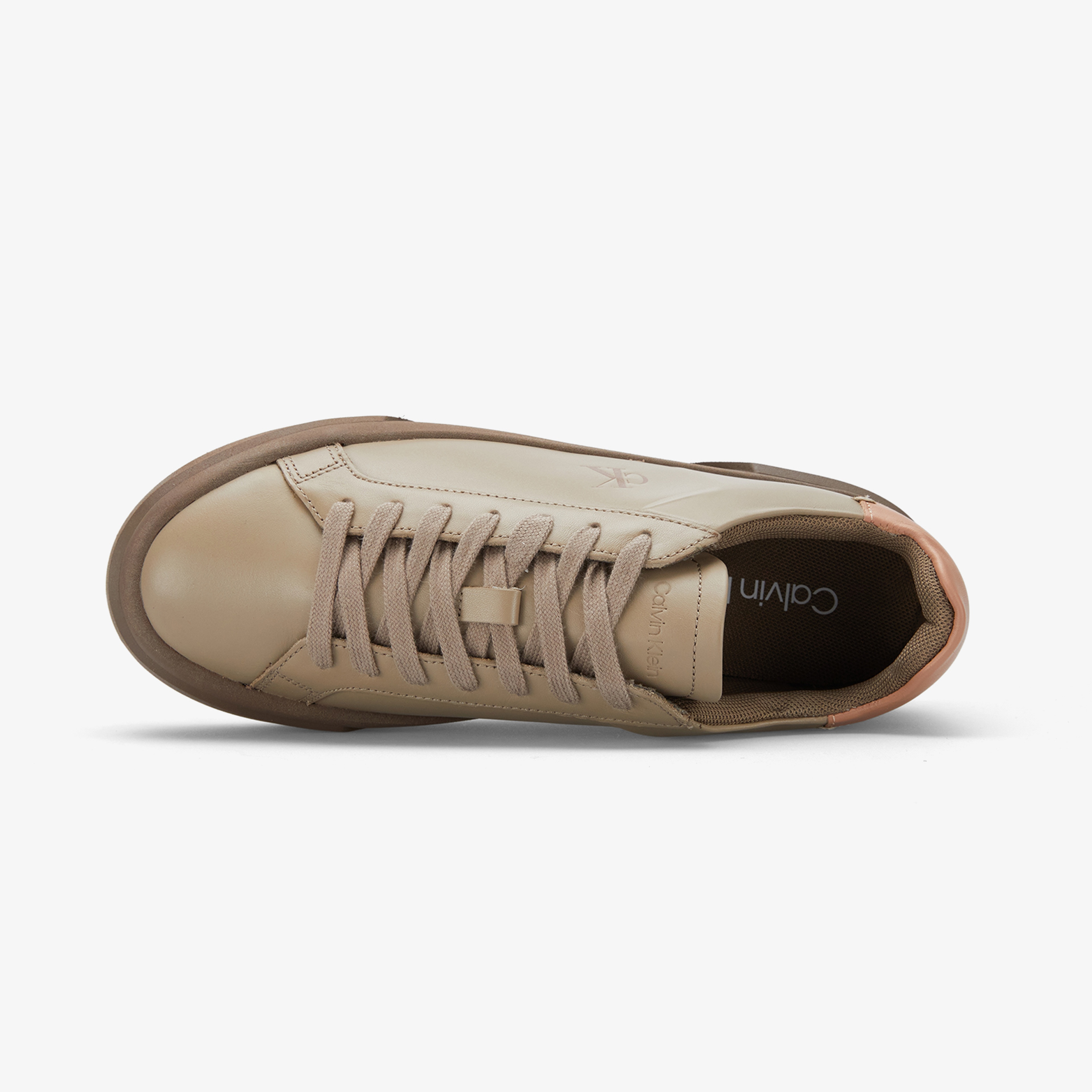 Calvin Klein Flatform Lace Up Kadın Yeşil Sneaker