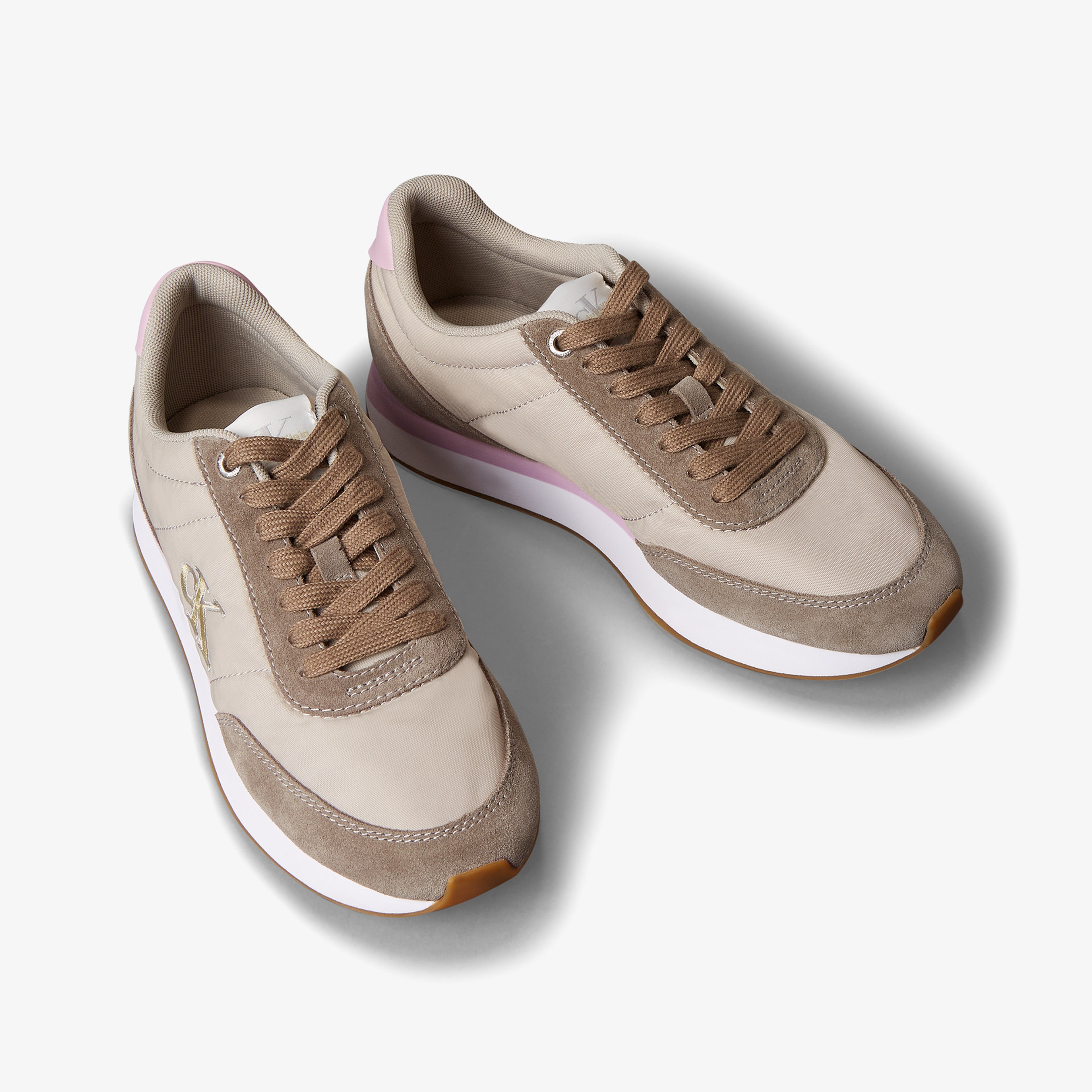 Calvin Klein Retro Runner Lace Up  Kadın Yeşil Sneaker