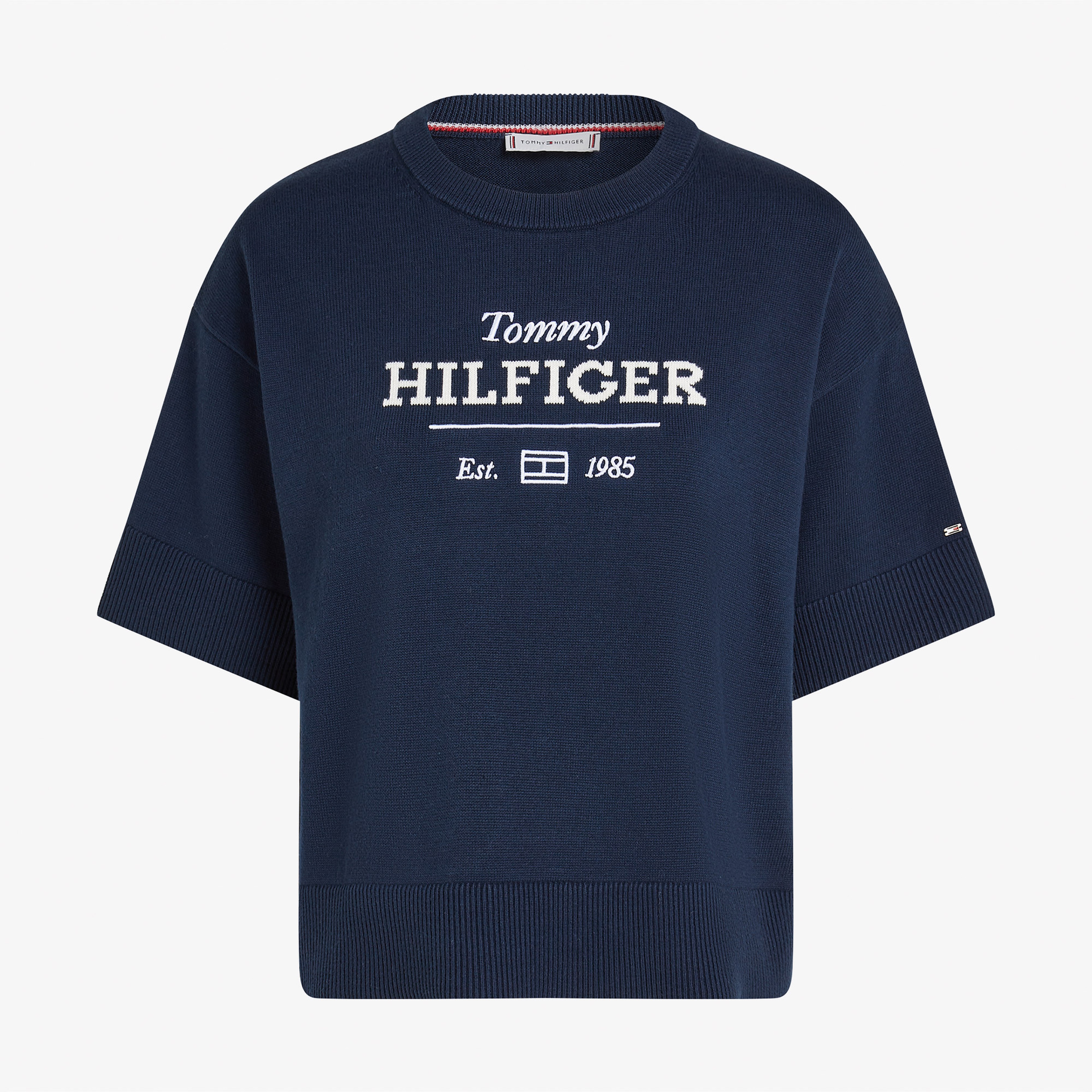 Tommy Hilfiger Kadın Mavi Triko